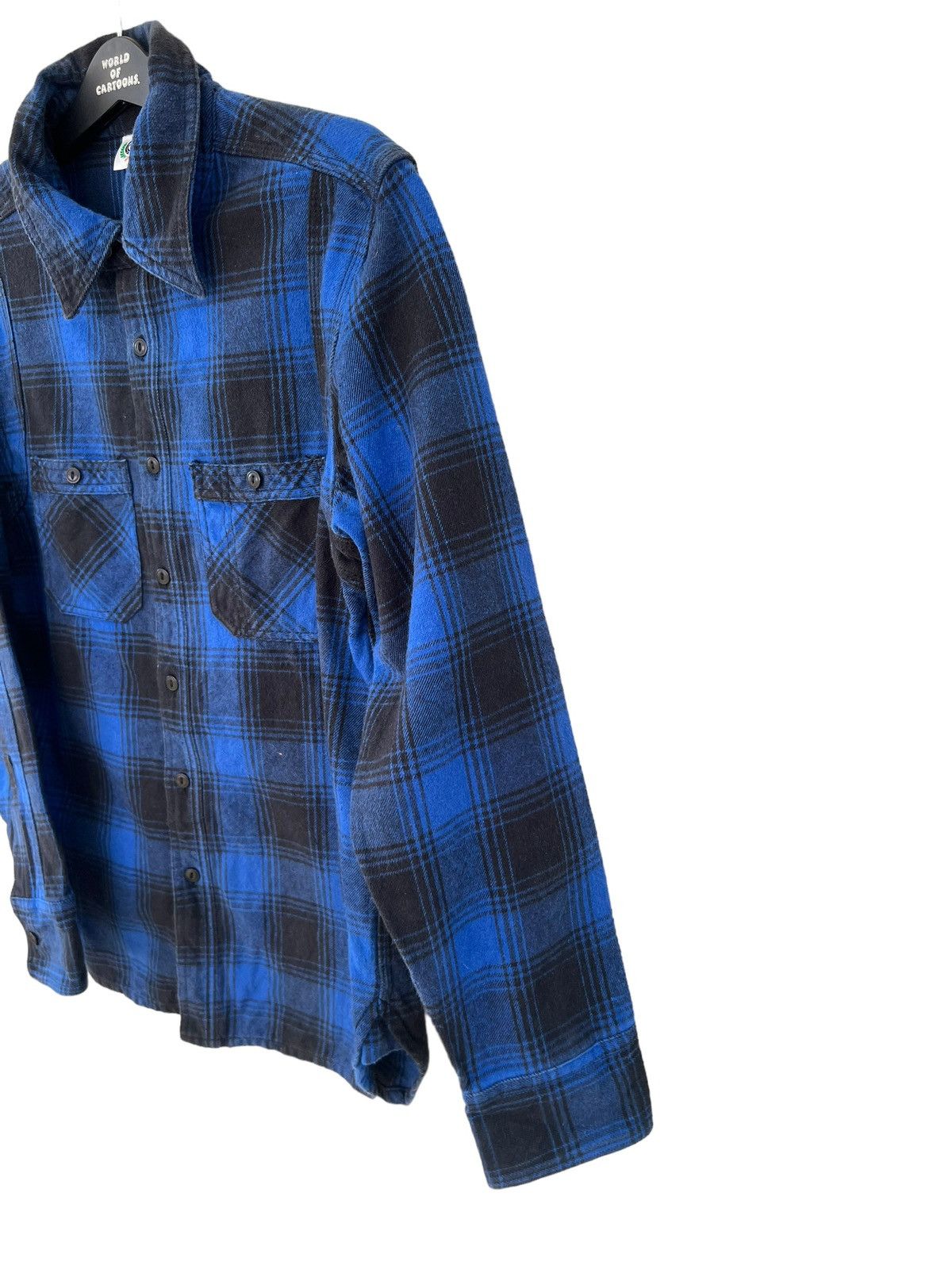 Vintage Japan Brand Cab Clothing 30s 40s Style Thick Flannel Shirt Size US M / EU 48-50 / 2 - 15 Thumbnail