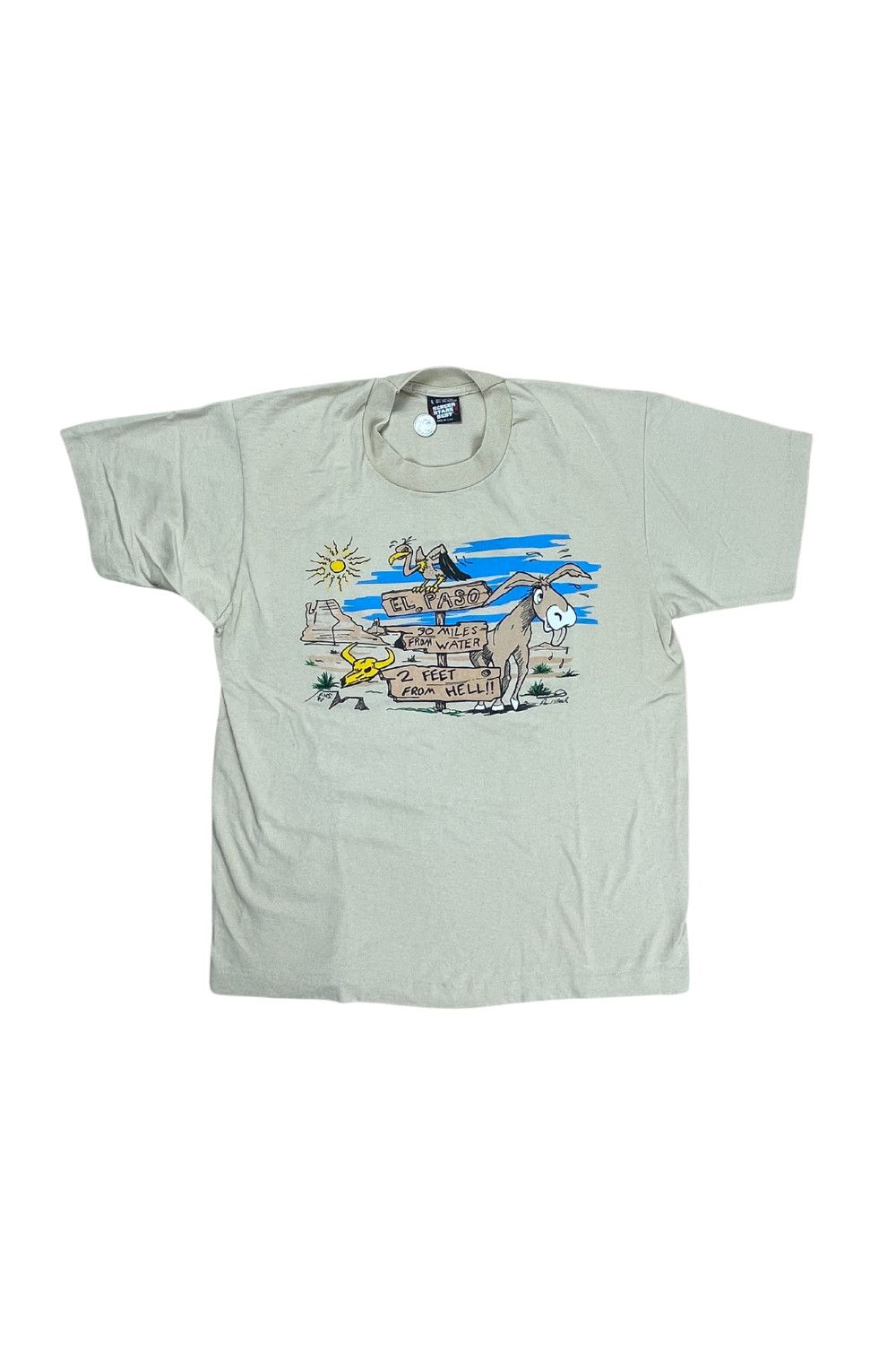 Vintage Ear90s Screen Stars"El Paso-2 Feet From Hell" Tee Size US L / EU 52-54 / 3 - 2 Thumbnail