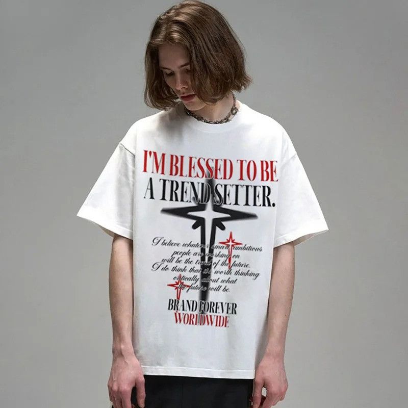 Other Aesthetic Letter Graphic T-Shirt Size US L / EU 52-54 / 3 - 2 Thumbnail