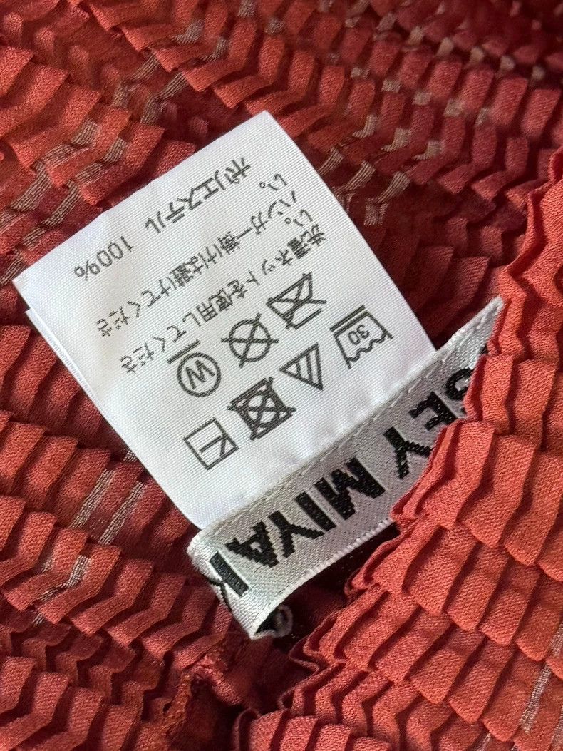 Issey Miyake issey miyake size:2 Red pleated cardigan Size XXS / US 00 / IT 34 - 4 Thumbnail