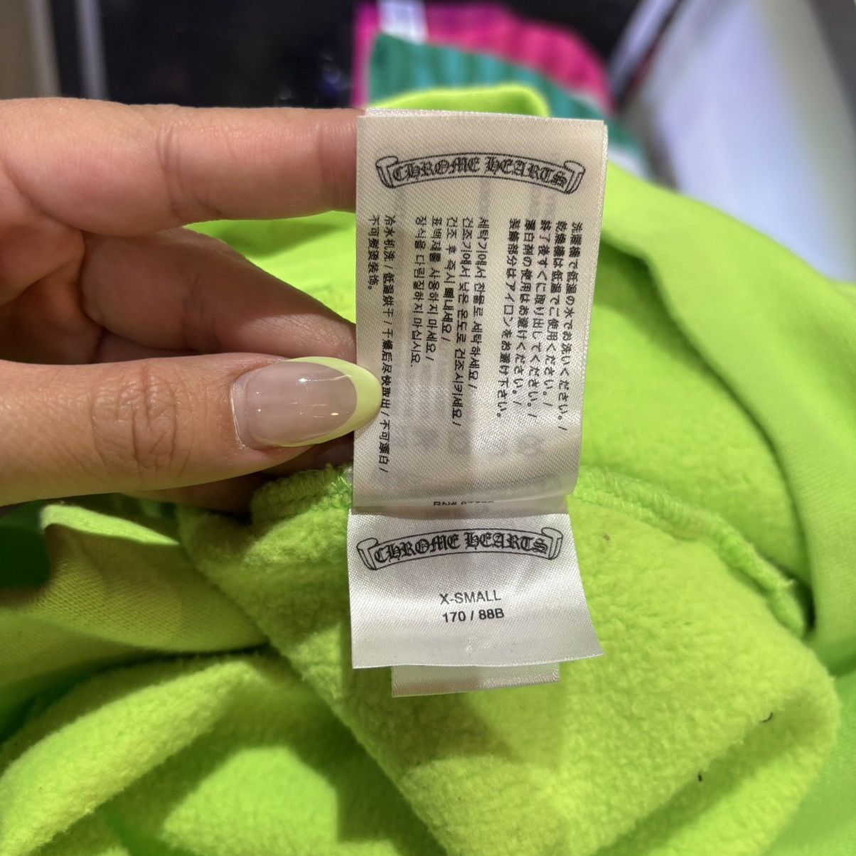 Chrome Hearts Chrome Hearts Miami Music Week Exclusive Neon Green Hoodie Size US XS / EU 42 / 0 - 9 Thumbnail