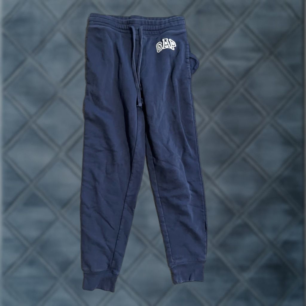 Gap VINTAGE Gap Men Sweatpants Jogger XS Regular Blue Navy Activewear Pants Mens XS Navy Blue Gap Jogger Sweatpants Size US 27 - 1 Thumbnail