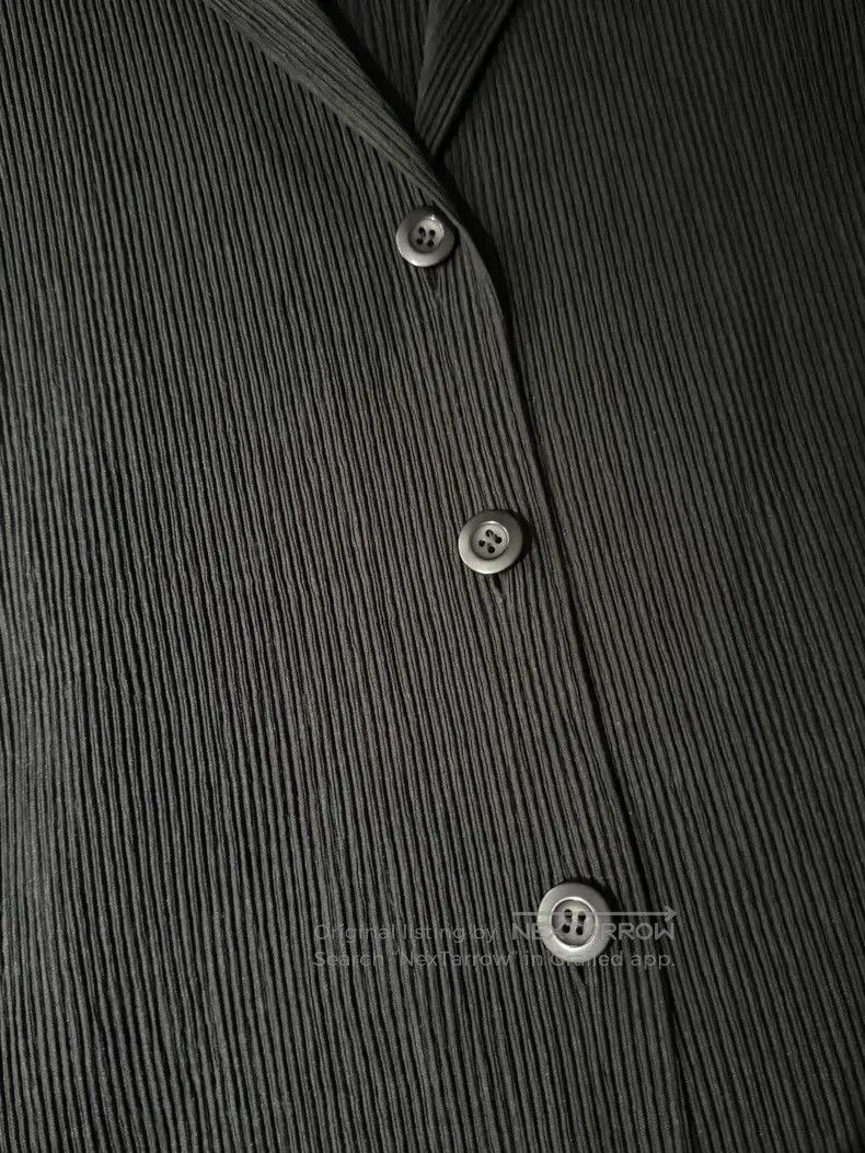 Issey Miyake Issey Miyake Black Pleated Cardigan Size M / US 6-8 / IT 42-44 - 6 Thumbnail