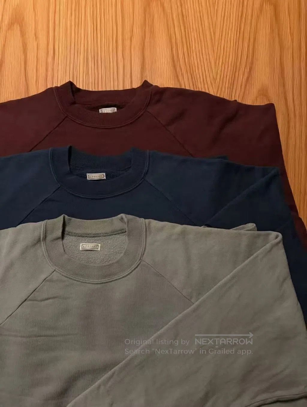 A.PRESSE APRESSE 26ss Vintage Sweatshirt. Size US L / EU 52-54 / 3 - 8 Thumbnail
