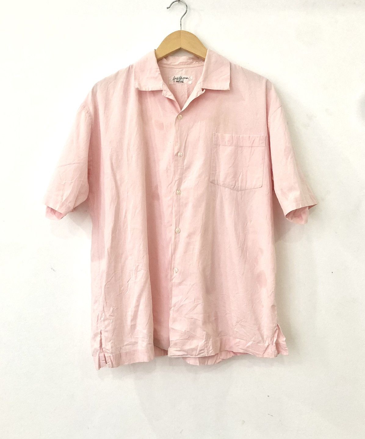 Yohji Yamamoto Pour Homme pink camp shirt Size US M / EU 48-50 / 2 - 1 Thumbnail
