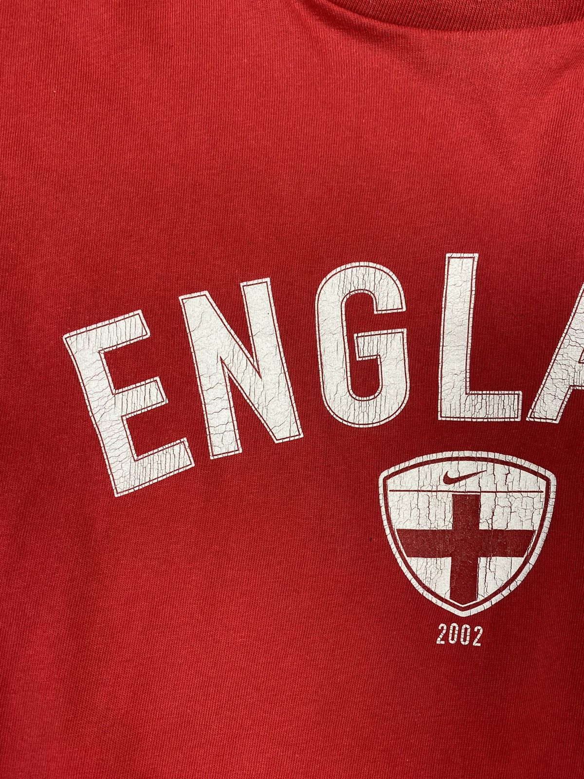 Nike × Vintage Vintage 00s Nike England 2002 T Shirt Tee y2k Size US L / EU 52-54 / 3 - 6 Thumbnail