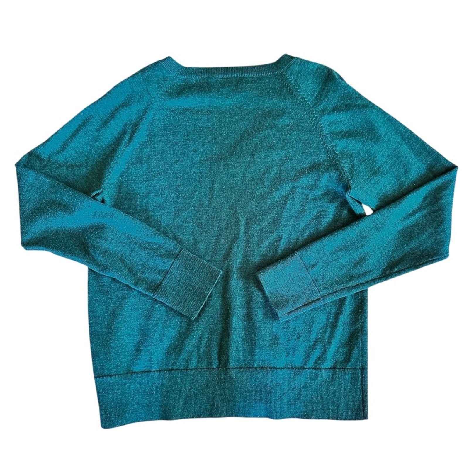 Pendleton Pendleton Merino Wool V-Neck Sweater – Hunter Green – Size M Size M / US 6-8 / IT 42-44 - 5 Thumbnail