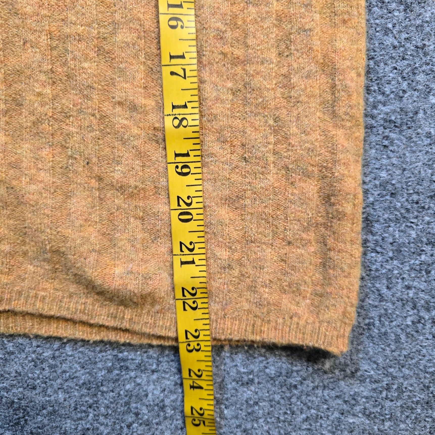 Madewell Madewell Sweater Womens Medium Brown Orange Merino Wool Alpaca Ribbed Knit Pullover Size M / US 6-8 / IT 42-44 - 6 Thumbnail