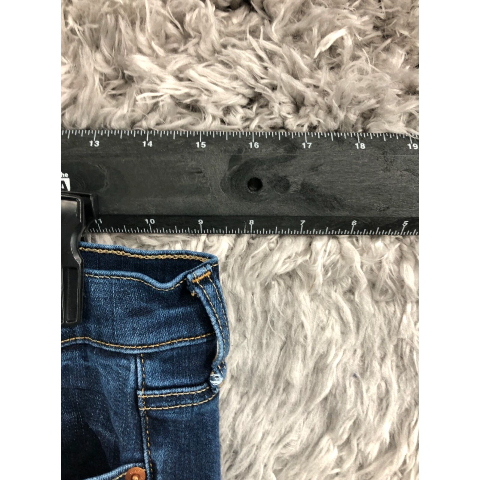 Gap Gap Jeans Skinny 8 Womens Medium Wash Blue Regular Stretch Denim 5-Pocket Pocket Zipper Button Logo Gap 1969 Modern American Classic Vintage No Size 30" / US 8 / IT 44 - 2 Thumbnail