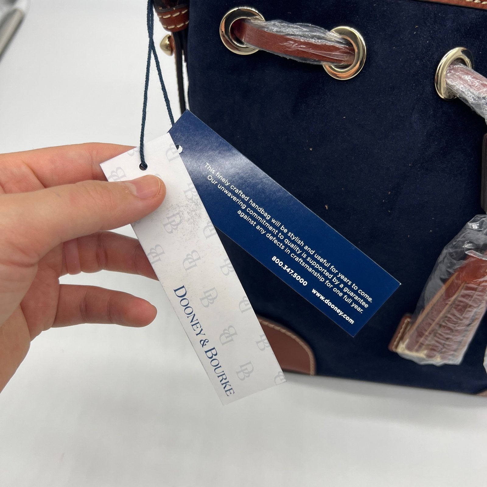 Dooney & Bourke Dooney & Bourke Women Handbags Suede Drawstring Size ONE SIZE - 6 Thumbnail