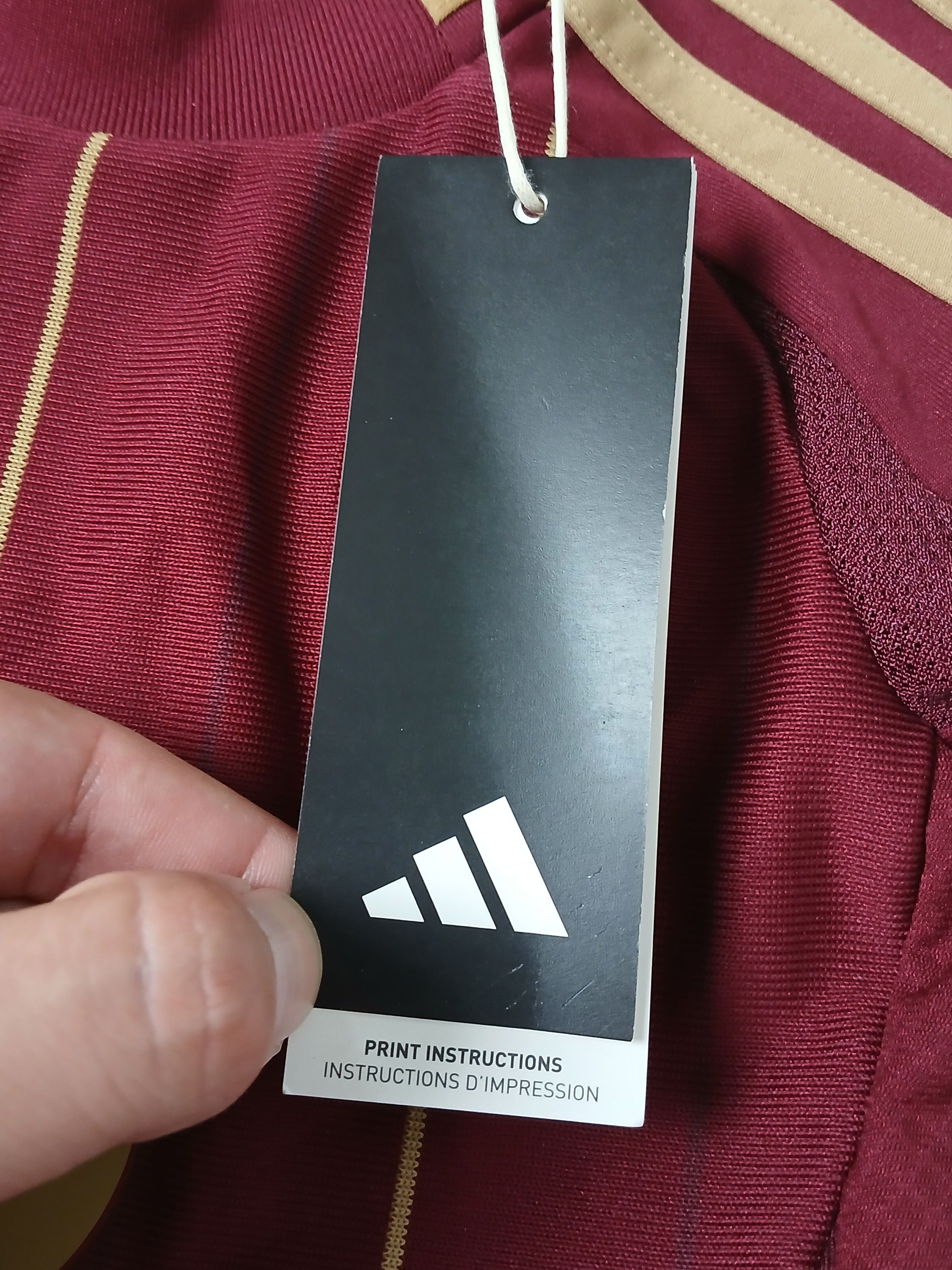 Adidas New KIDS AS Roma 24/25 Home Football Kit Size US XXS / EU 40 - 8 Thumbnail