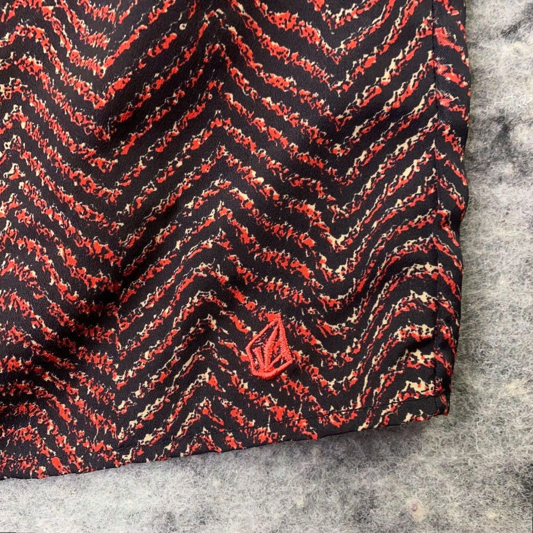 Volcom Volcom Womens Dress Small Red Striped Pockets Mini Flowy Casual Party/Cocktail Size S / US 4 / IT 40 - 4 Thumbnail