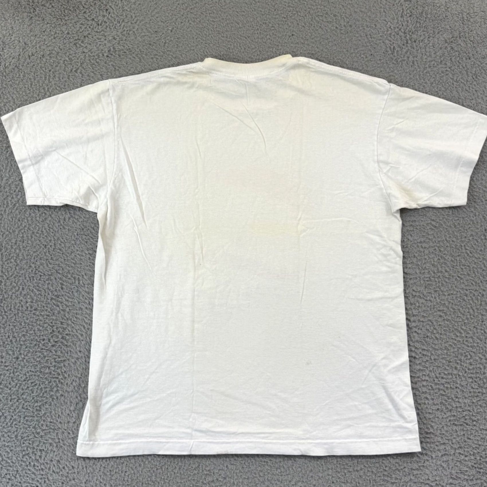 Vintage VINTAGE Grateful Dead Shirt Mens 2XL White Cotton Graphic Print 90s Calv in Hobbes Sunshine Daydream Band Mens Size US XXL / EU 58 / 5 - 7 Thumbnail