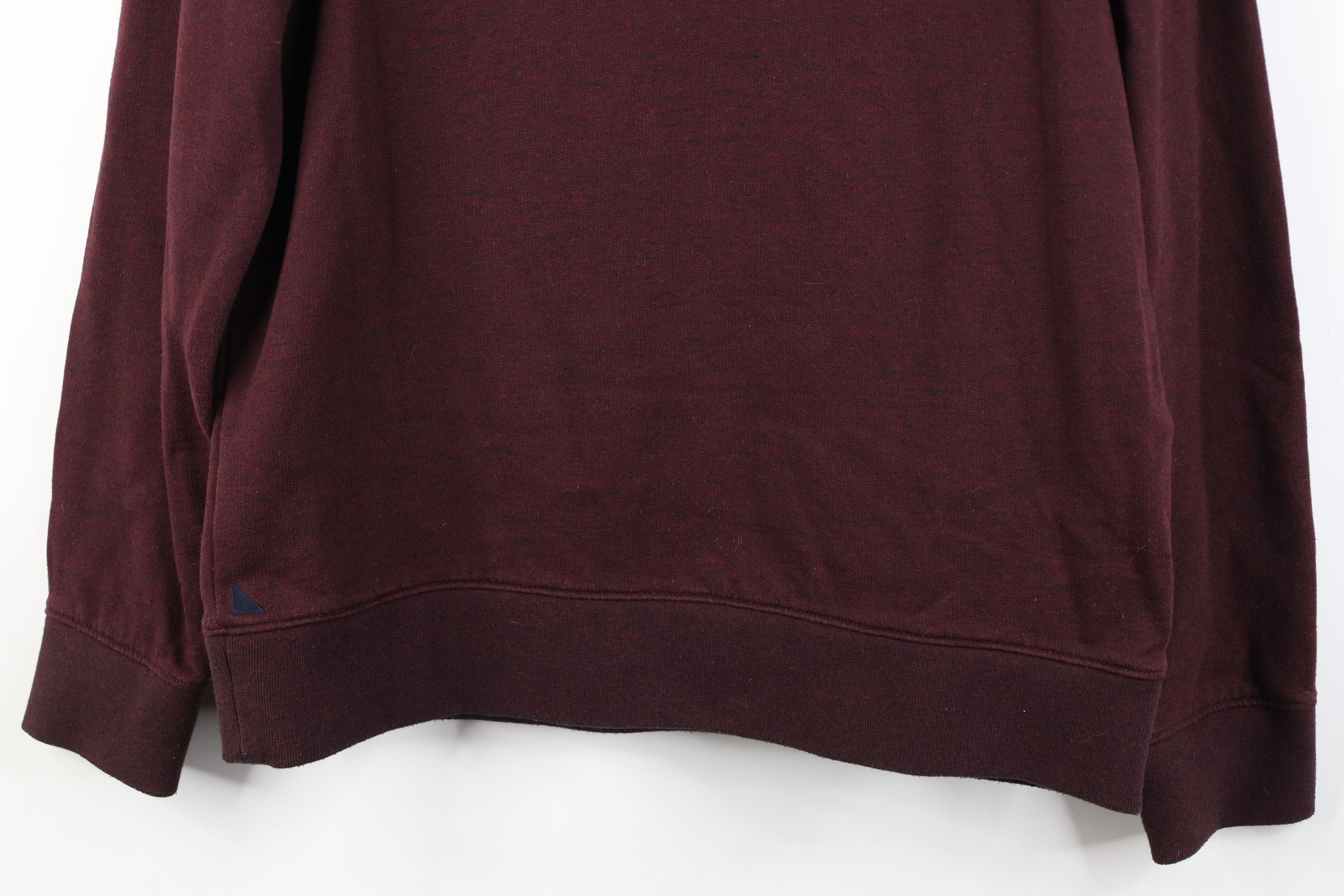 UNTUCKit Untuckit Heavyweight 1/4 Half Zip Pullover Sweater Maroon Size US S / EU 44-46 / 1 - 3 Thumbnail