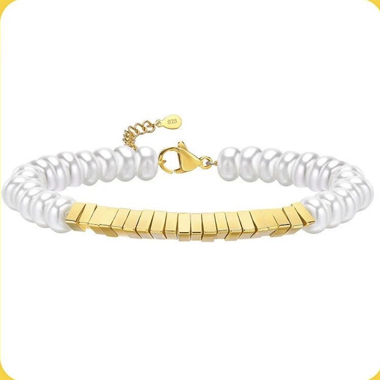 Other Temperament Simulated Pearl Beads Bracelet Size ONE SIZE - 1 Thumbnail