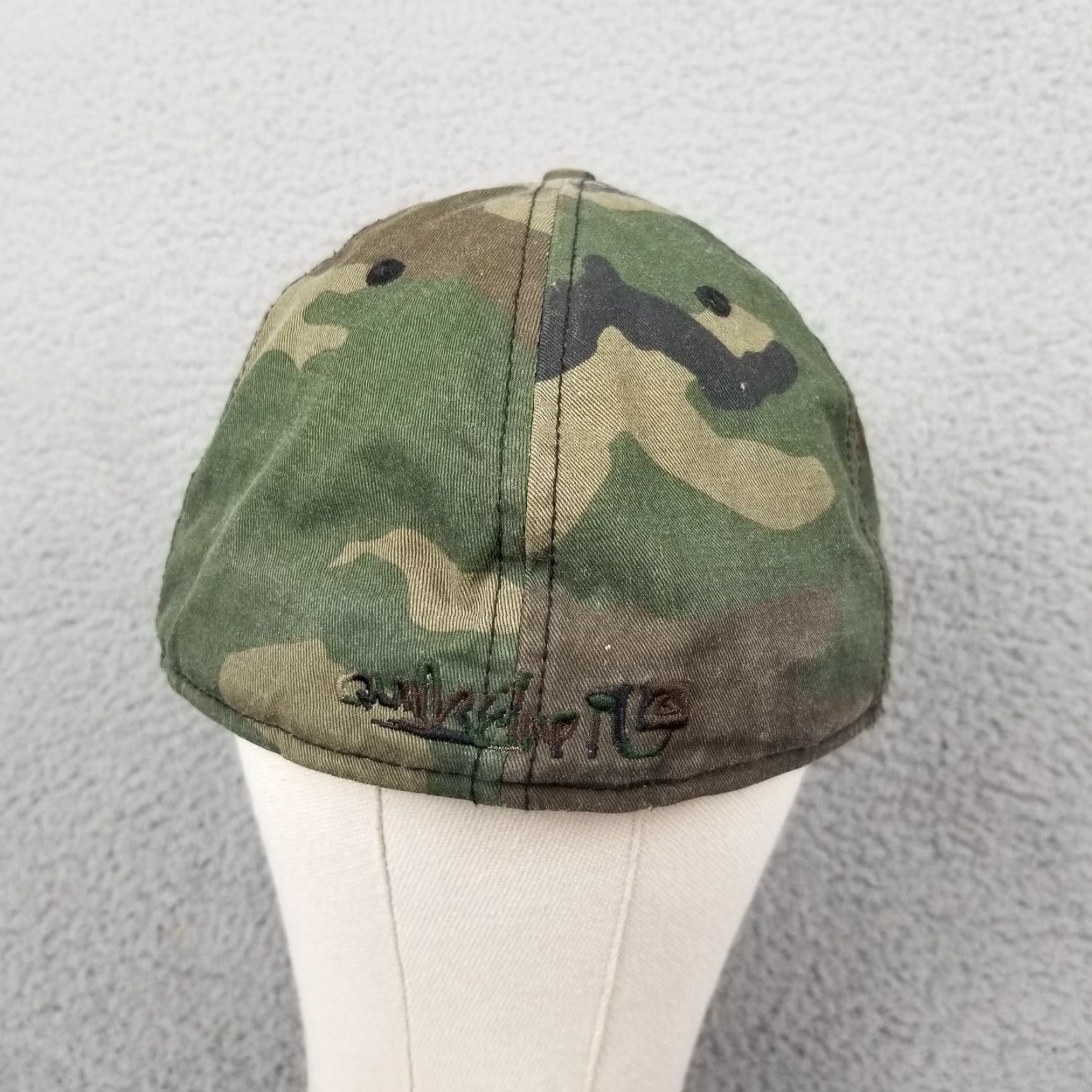 Quiksilver Quiksilver Cap Trucker Hat Men 7 3/8 Baseball Cap Thick Embroider Camo Size ONE SIZE - 3 Thumbnail