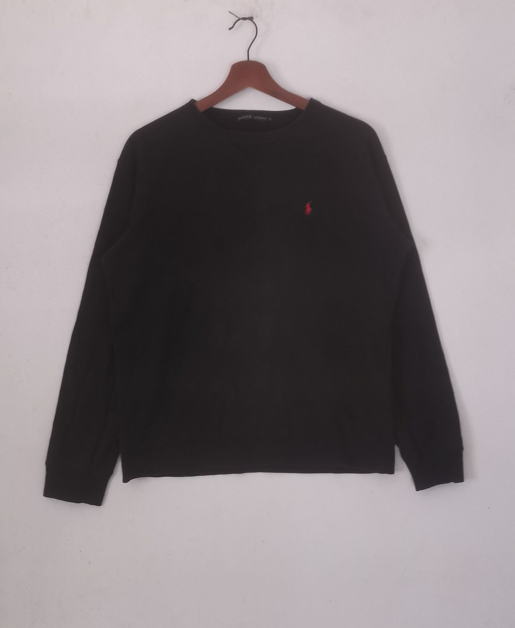 Ralph Lauren × Vintage Rare Ralph Lauren sweatshirt black colour Size US L / EU 52-54 / 3 - 1 Thumbnail