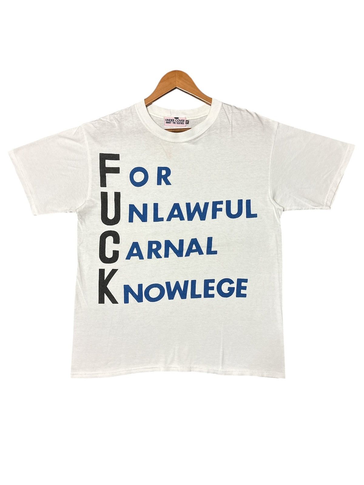 Undercover 💸BINDING OFFER💸VINTAGE 90S UNDERCOVER F.U.C.K TEE💥 Size US M / EU 48-50 / 2 - 1 Thumbnail