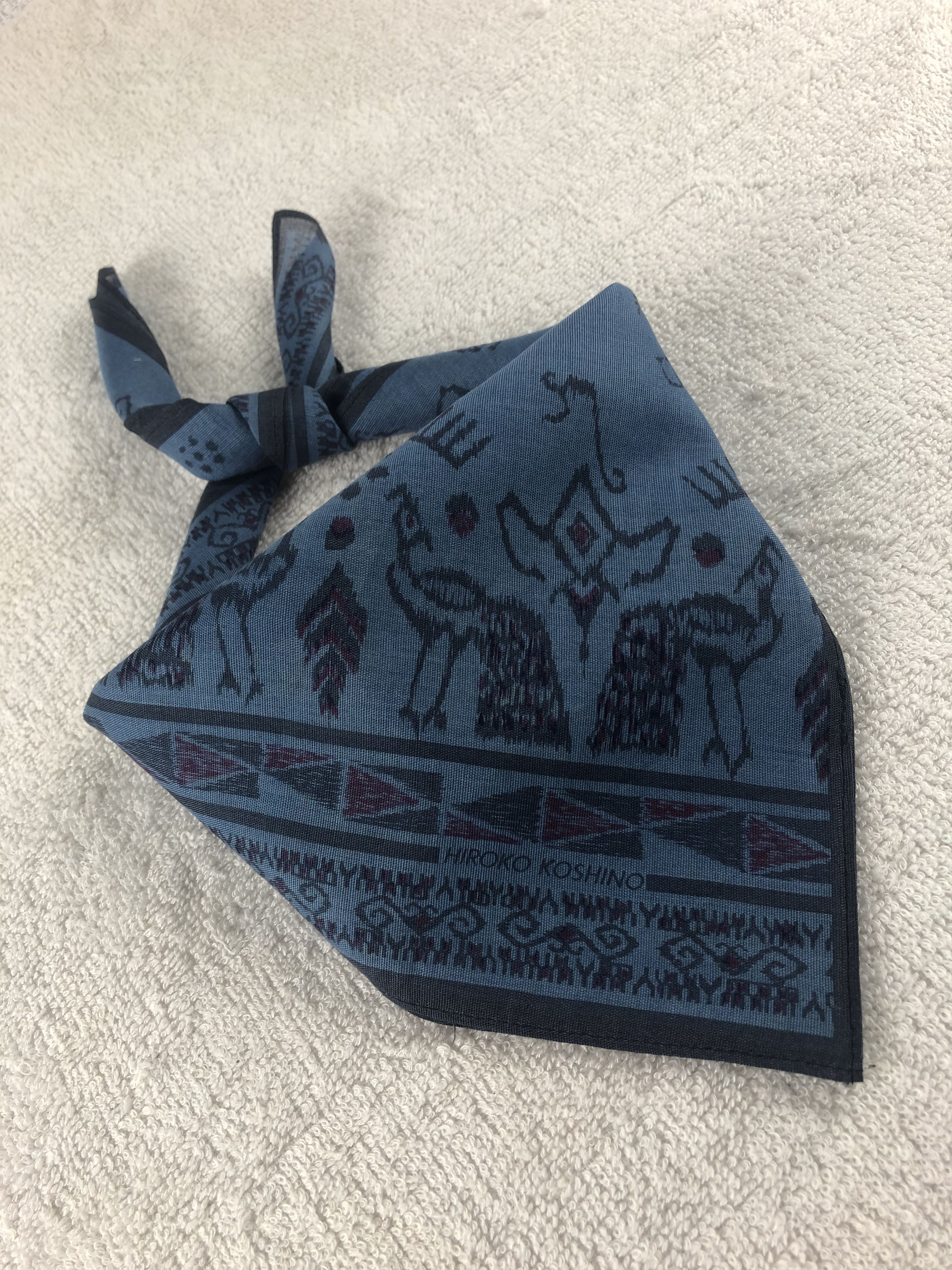 Hiroko Koshino Homme × Vintage Hiroko Koshino Handkerchief / Bandana / Neckerchief Size ONE SIZE - 2 Thumbnail
