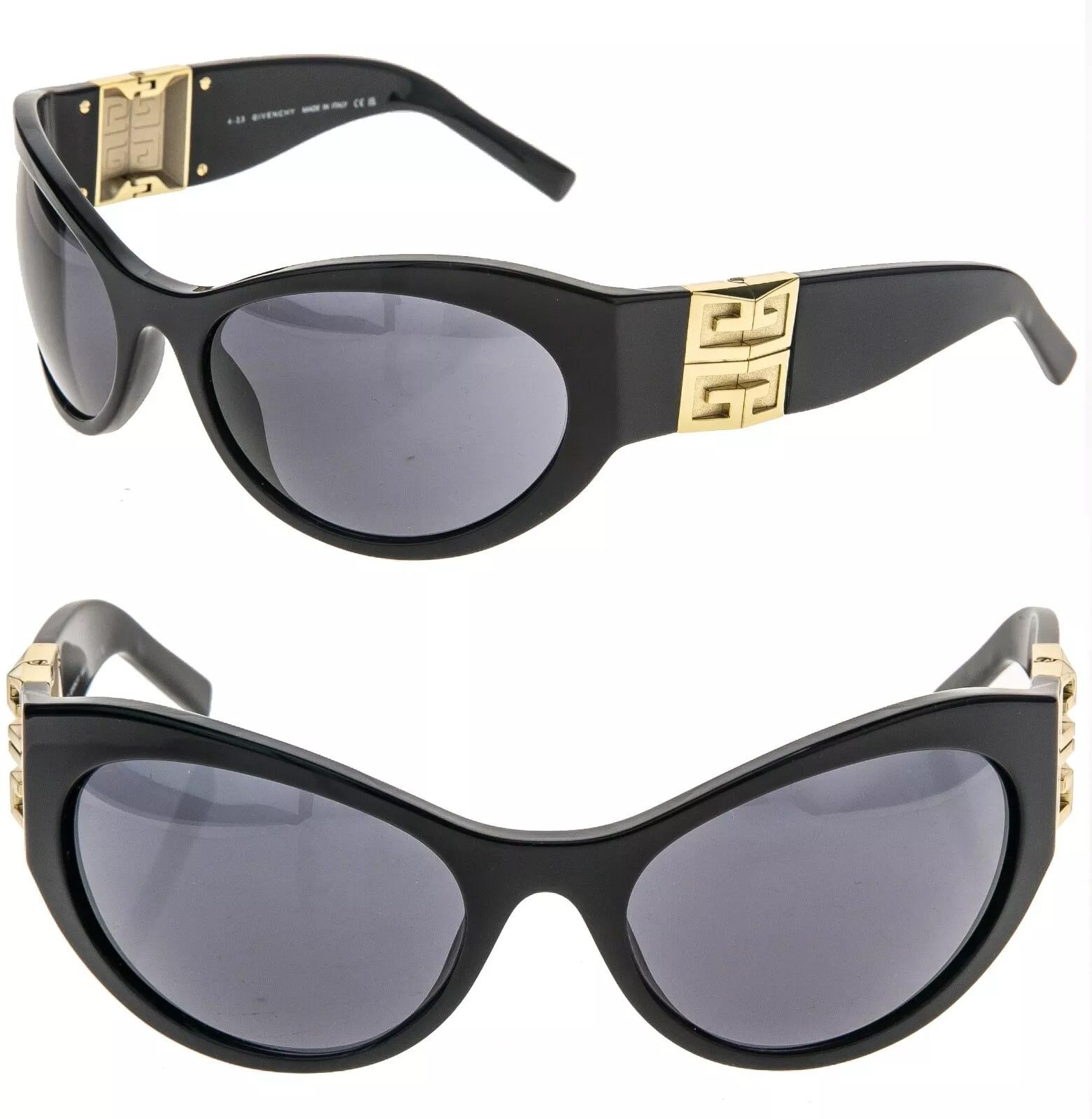 Givenchy GIVENCHY GV 4G Hinge 40073 Black Wrap GV40073I Sunglasses Size ONE SIZE - 1 Thumbnail