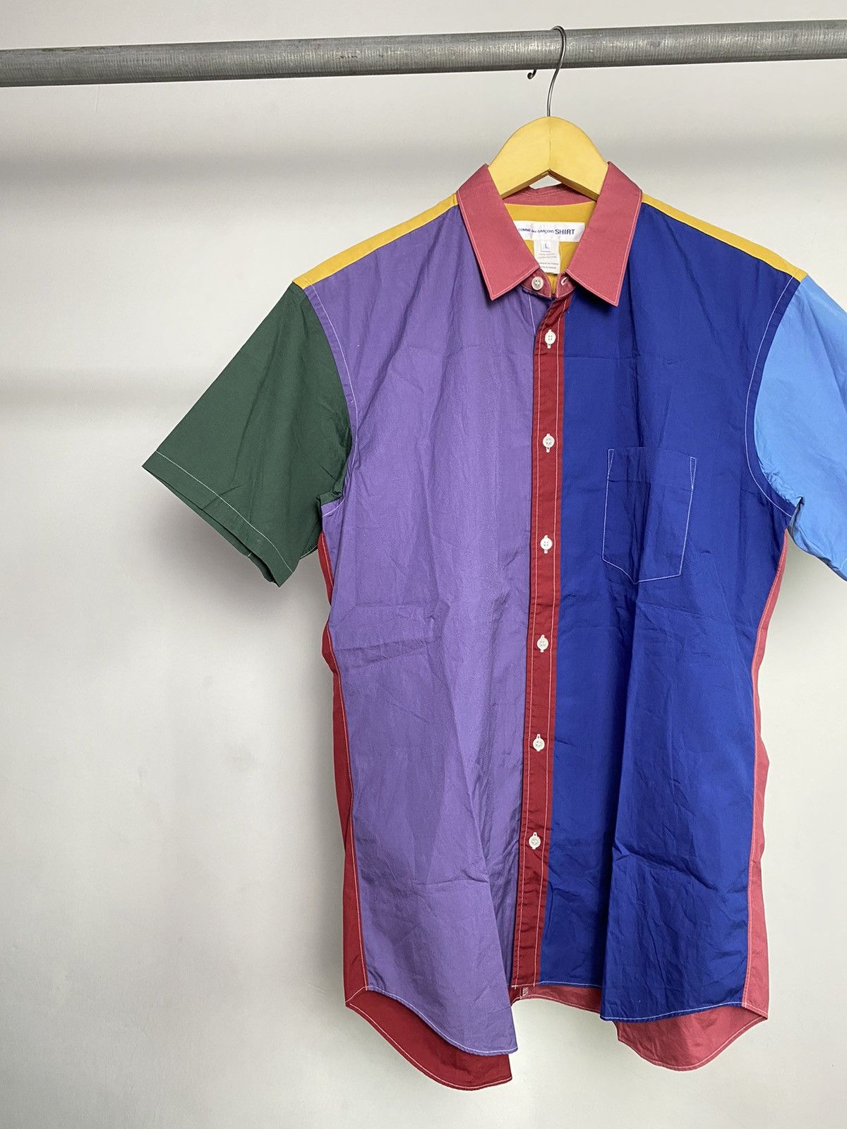 Comme des Garcons CDG Multicolor Block Shirt Size US L / EU 52-54 / 3 - 2 Thumbnail