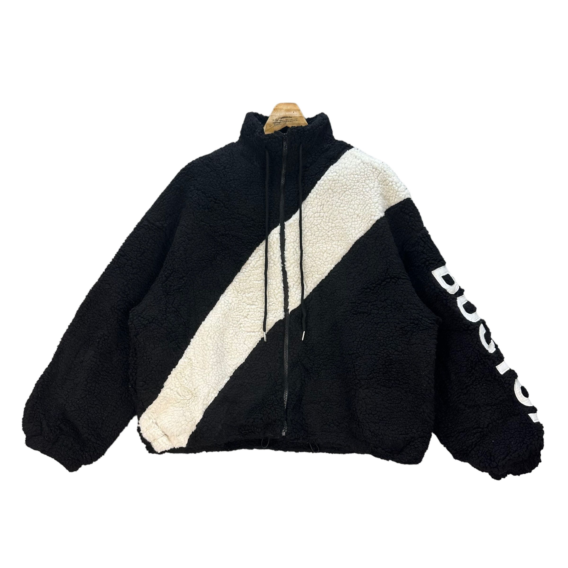 Japanese Brand BOSTON SLEEVE BIG LOGO DEEP PILE FLEECE JACKET #8445-009 Size US M / EU 48-50 / 2 - 1 Thumbnail