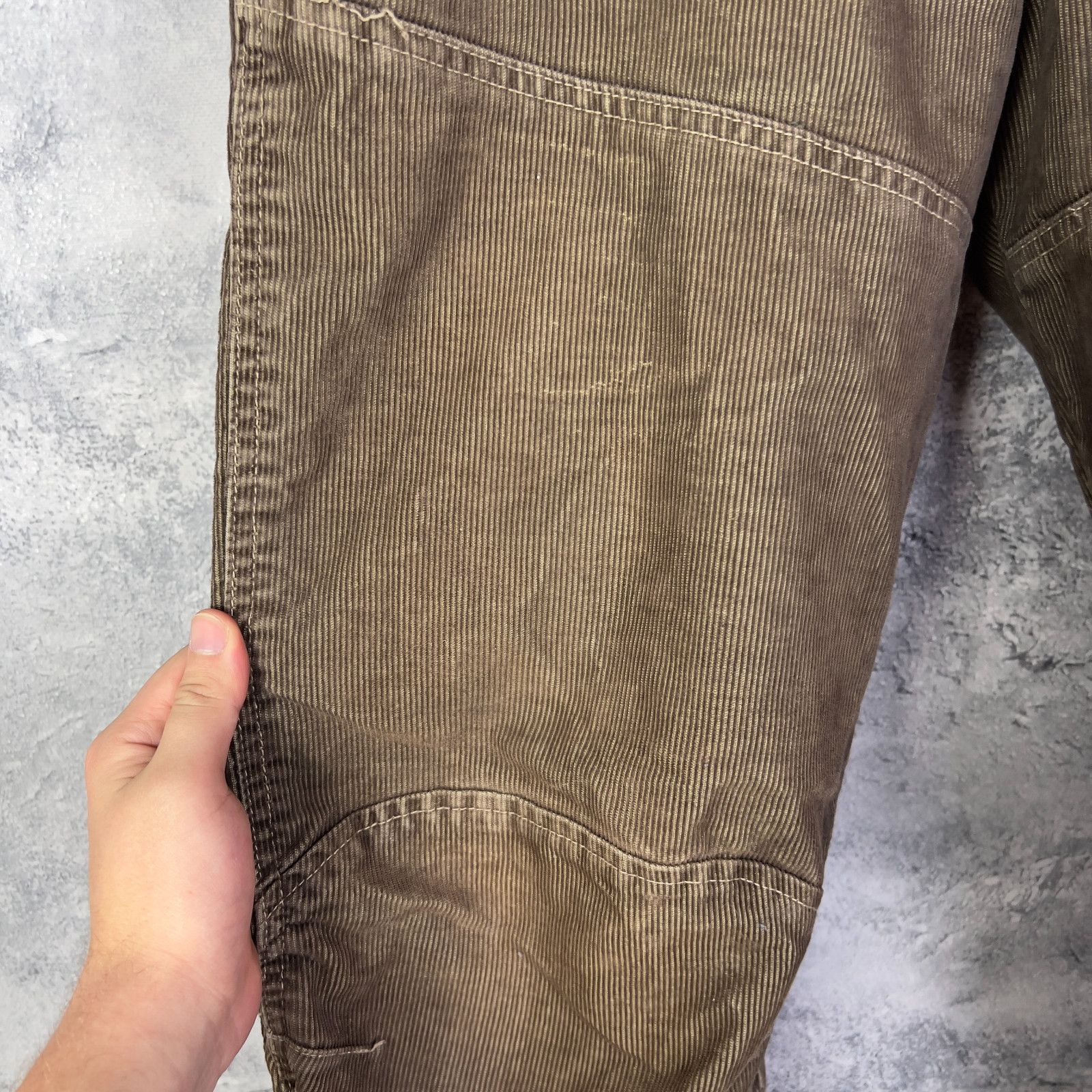 G-Star G-Star Double Knee Pants Corduroy Brown Men's Size 31 ` Size US 31 - 7 Thumbnail