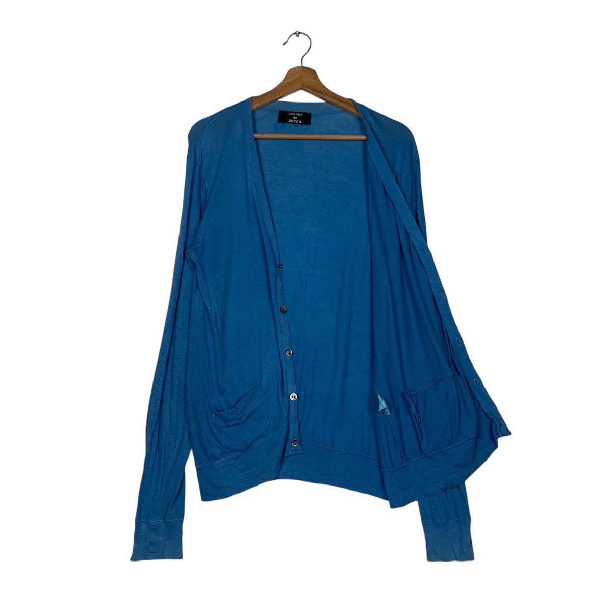 CABANE de ZUCCa CABANE DE ZUCCA Blue Light Cardigan Sample #1541-C69 Size US M / EU 48-50 / 2 - 9 Thumbnail