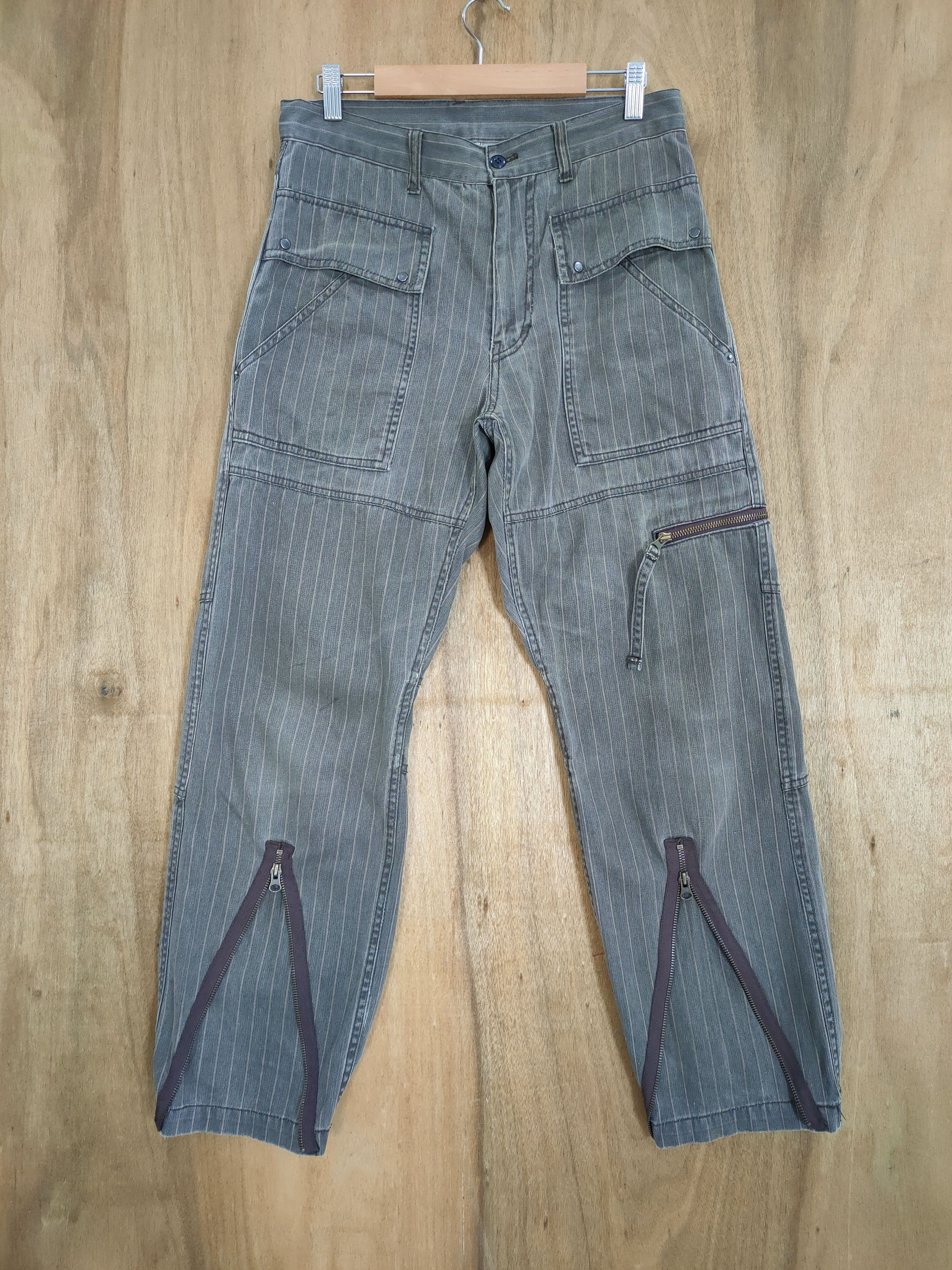 If Six Was Nine × PPFM SICK💥 PPFM BROWN BONDAGE CARGO PANTS Size US 30 / EU 46 - 1 Thumbnail