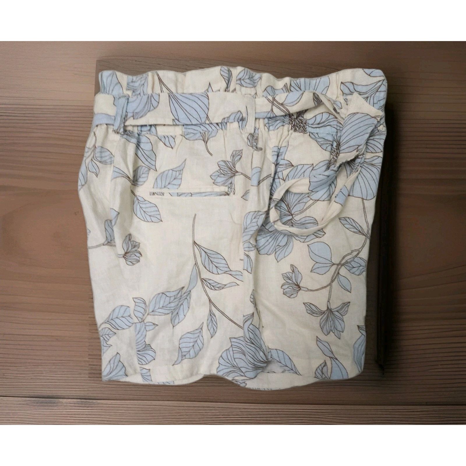 Cynthia Rowley Cynthia Rowley Women Shorts Floral Linen Flowers Beaded M Size 29" - 3 Thumbnail