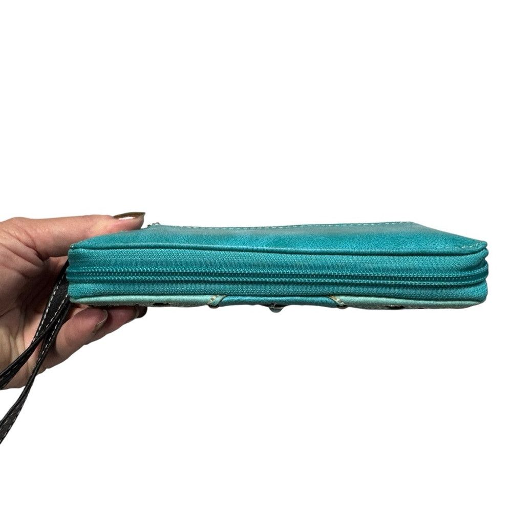 Other New Zelris Turquoise Embroidery Wallet Size ONE SIZE - 7 Thumbnail