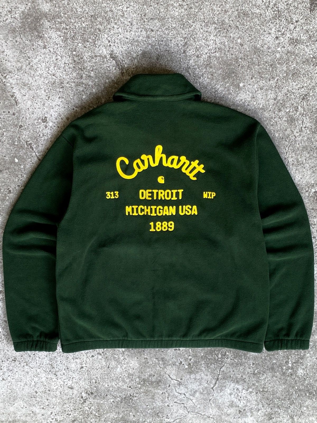 Carhartt Wip Carhartt WIP Dennis Fleece Jacket Green Size US L / EU 52-54 / 3 - 1 Thumbnail