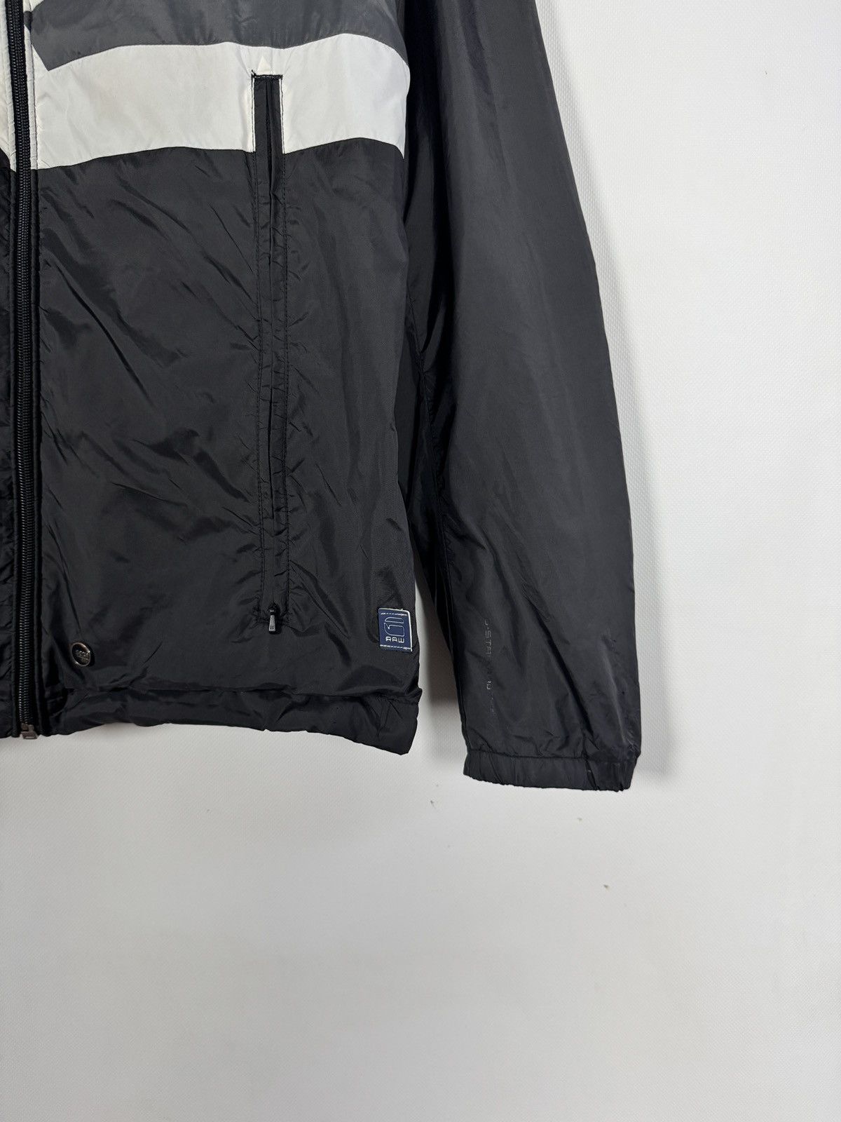 G-Star Men’s G-Star Raw Zip Jacket Windbreaker Black Size XL Size US XL / EU 56 / 4 - 5 Thumbnail
