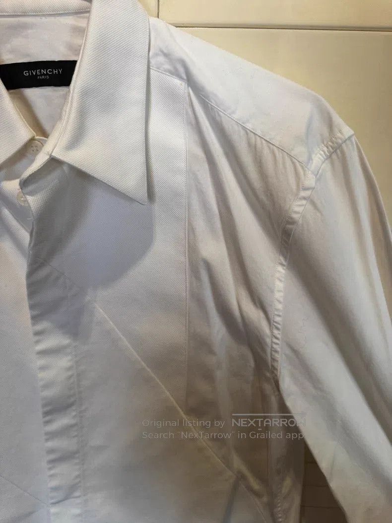 Givenchy Givenchy White Long Sleeve Shirt Size XS / US 0-2 / IT 36-38 - 4 Thumbnail