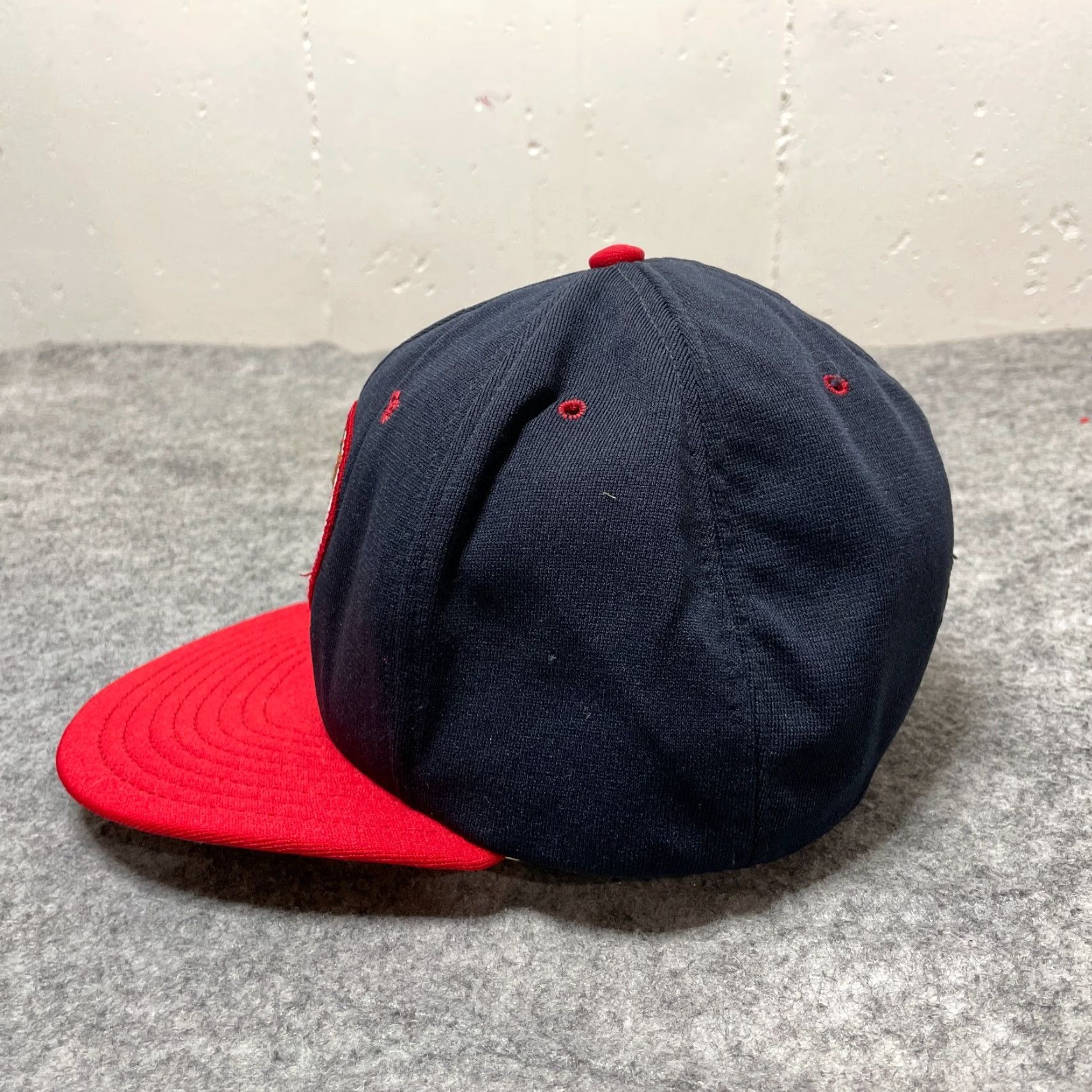 Vintage VINTAGE Stevens Cap Patch Hat Blue Red Hamburger Restaurant 90s Logo Baseball Cap Adjustable Men Cap Size ONE SIZE - 4 Thumbnail