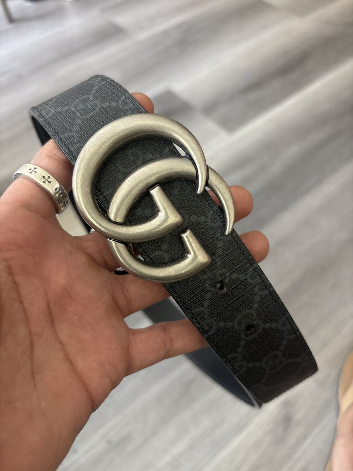 Gucci Gucci GG reversible belt Size 38 - 1 Thumbnail
