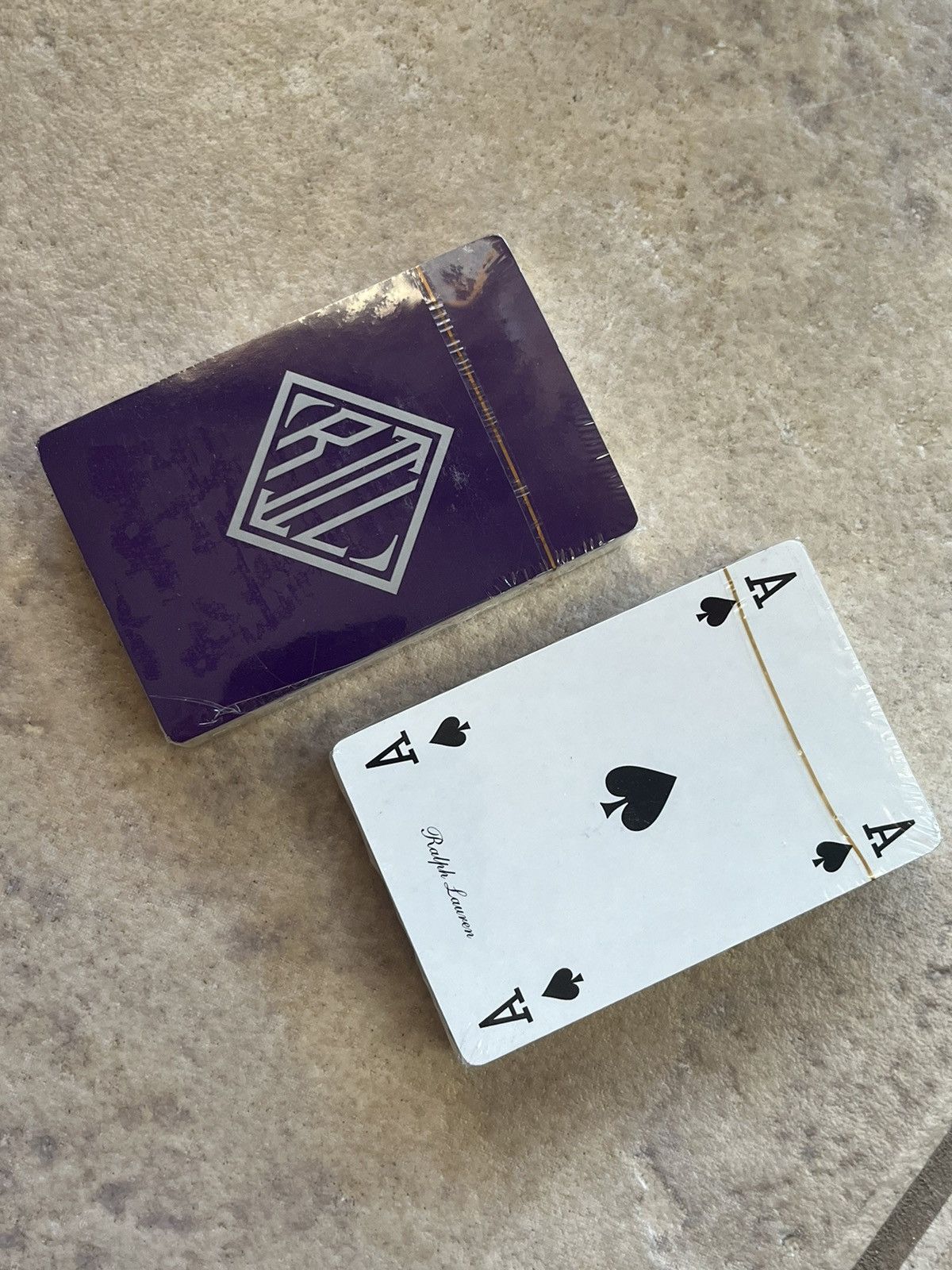 Ralph Lauren Purple Label ULTRA RARE SEALED PURPLE LABEL PLAYING CARDS Size ONE SIZE - 1 Thumbnail