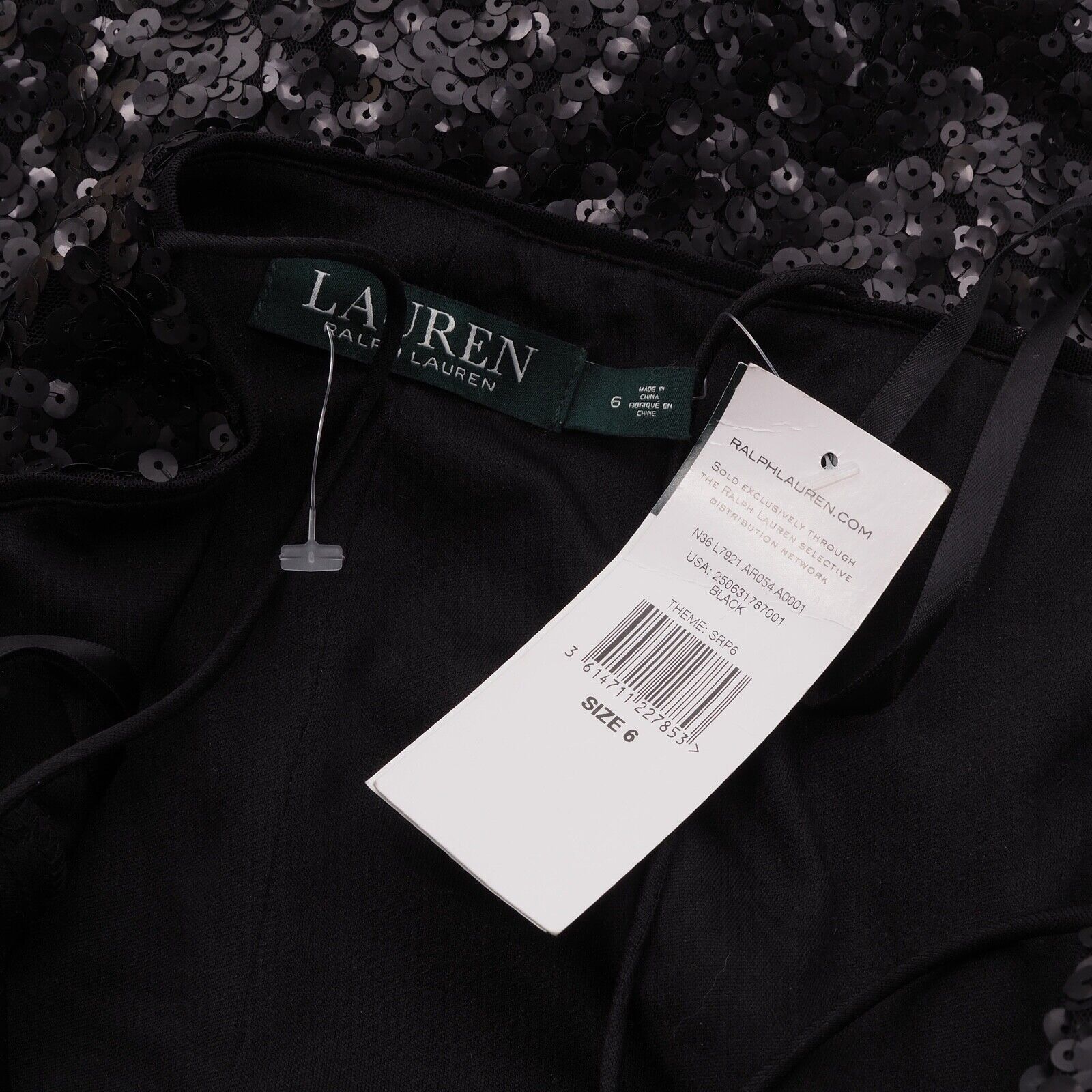 Ralph Lauren Ralph Lauren Champagne Cocktail Sequin Evening Black Dress Size M / US 6-8 / IT 42-44 - 3 Thumbnail