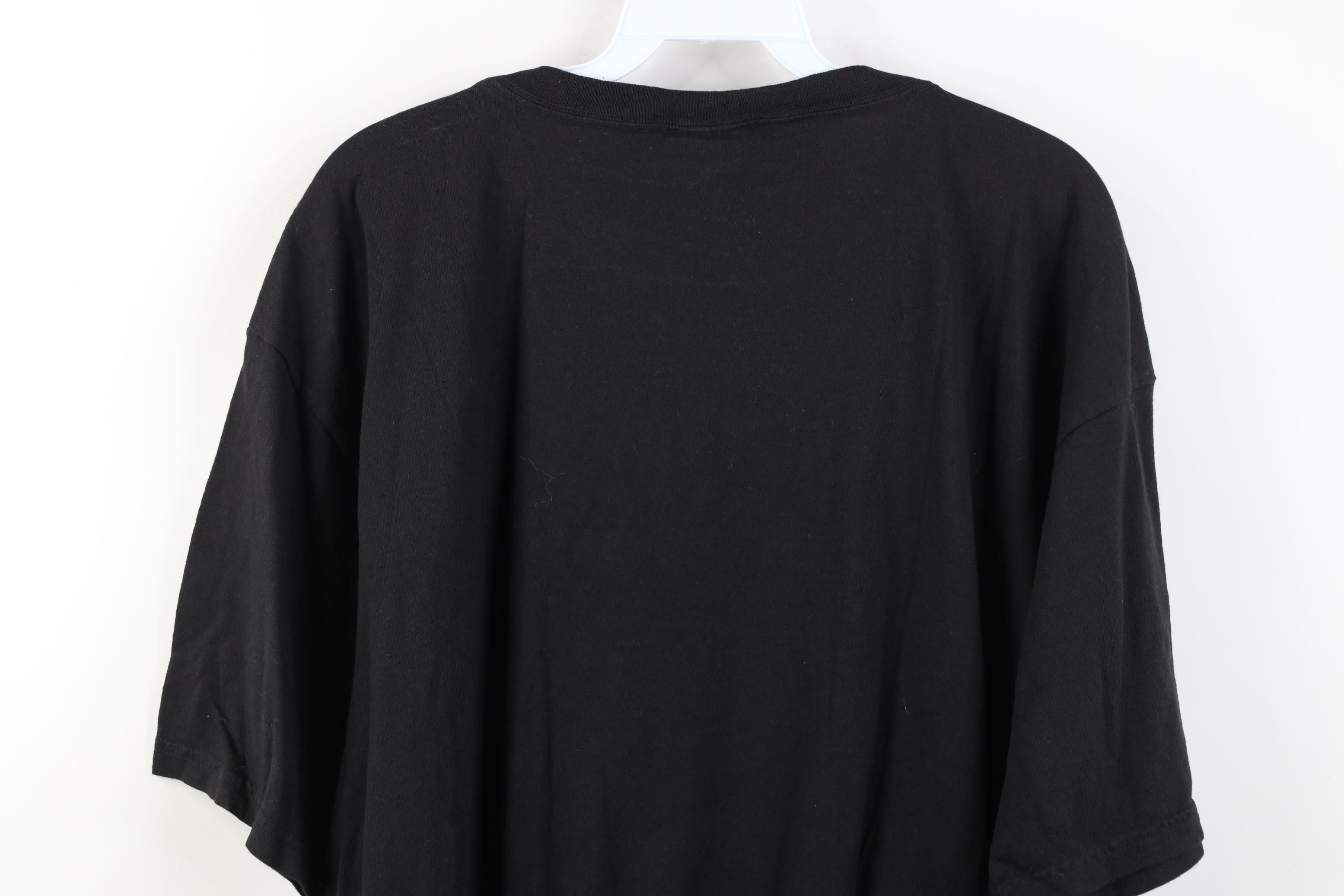 Polo Ralph Lauren Deadstock Vintage 90s Ralph Lauren Monogram T-Shirt Black Size US XXL / EU 58 / 5 - 11 Thumbnail
