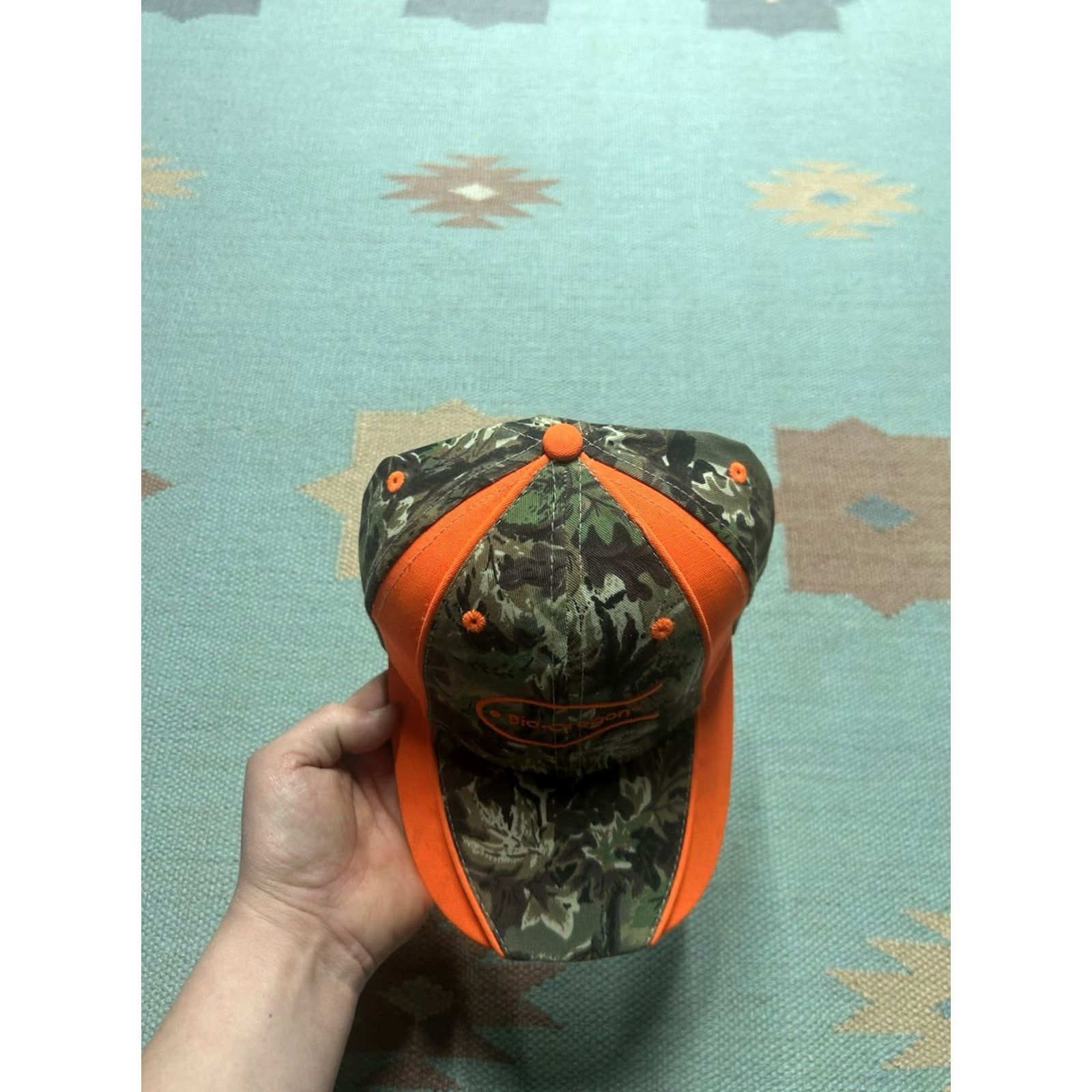 Realtree Realtree Bio Oregon Strapback Hat Camo Cap Hi Vis Orange Fish Feed Adjustable Real Tree Multicolor Men Strapback Hat Size ONE SIZE - 3 Thumbnail