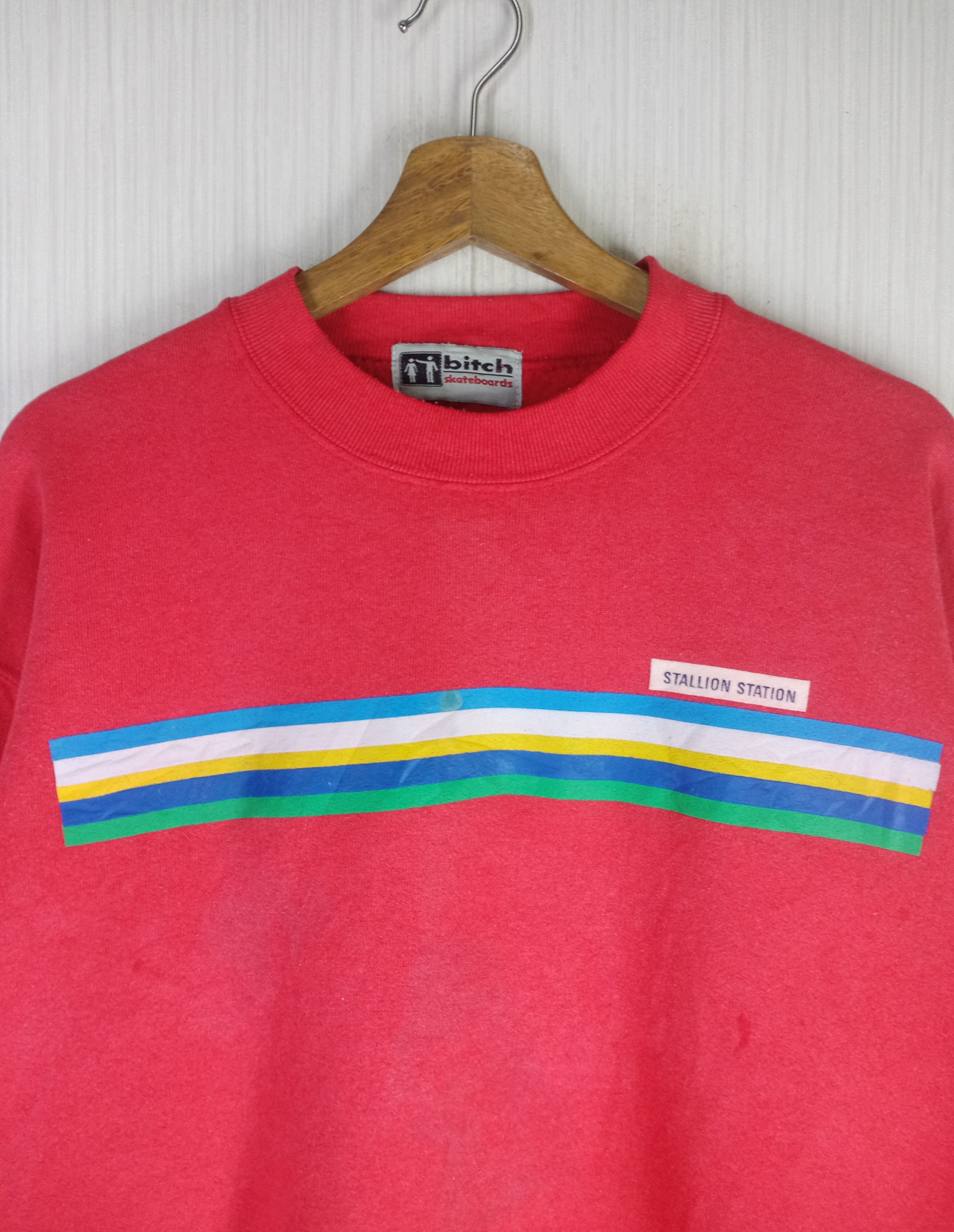 Girl Skateboards × Streetwear Vintage Hoodie 90s BITCH SKATEBOARDS
