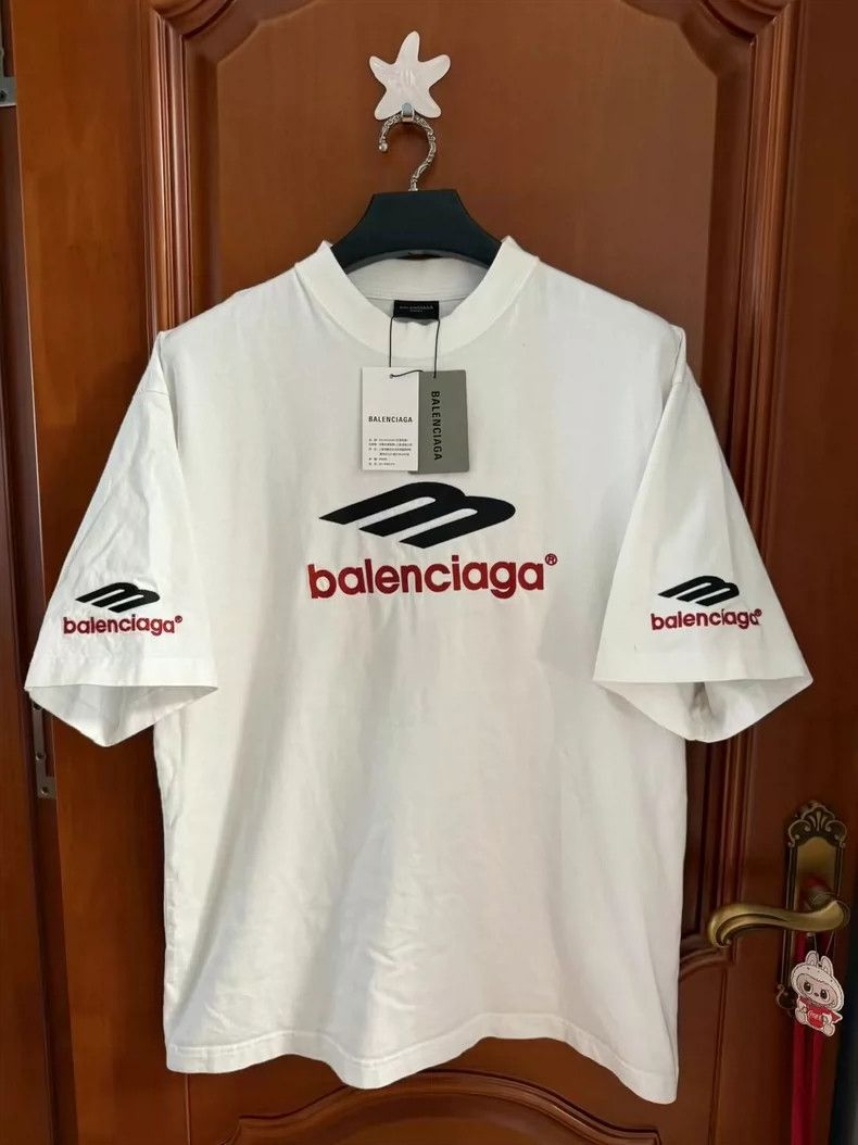 Balenciaga Balenciaga 3B Embroidery Logo Short Sleeve - dmc Size US L / EU 52-54 / 3 - 1 Thumbnail