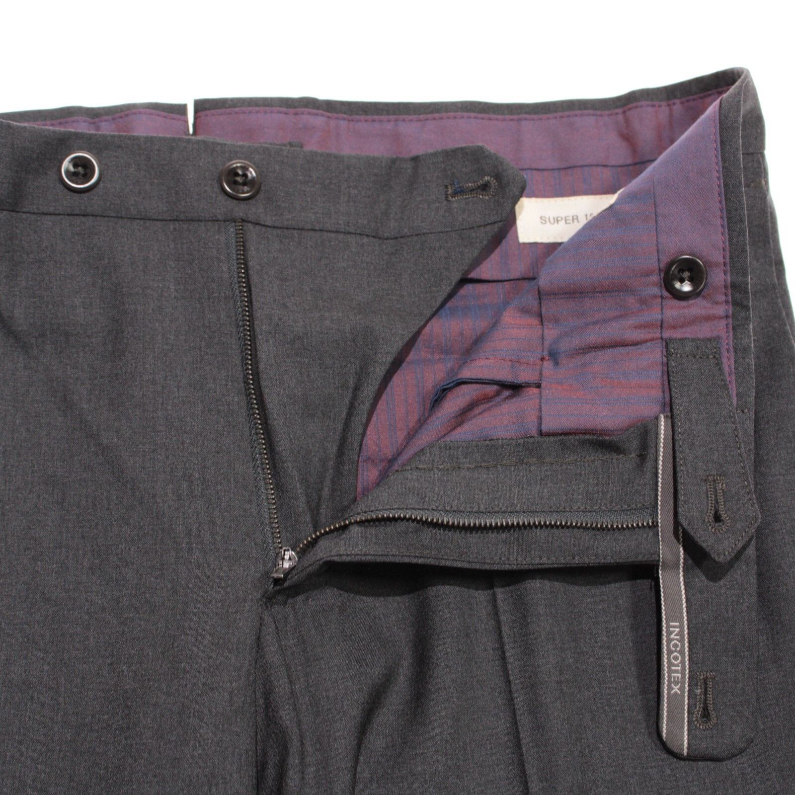 Incotex INCOTEX New with tags Dress Pants Size 28 US In Gray Size US 28 / EU 44 - 3 Thumbnail