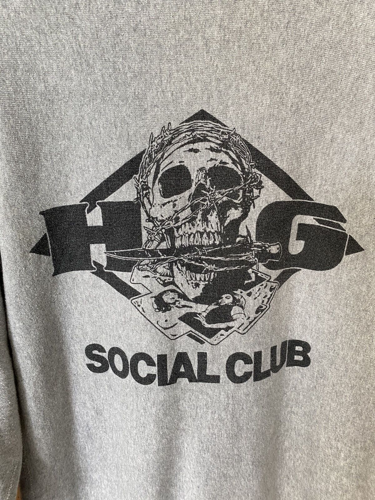 Hysteric Glamour 1990s Hysteric see you in hell social club hoodie Size US M / EU 48-50 / 2 - 9 Thumbnail