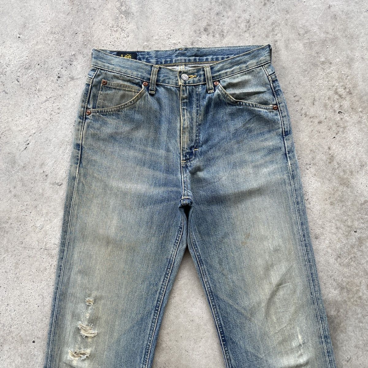 Japanese Brand Vintage Japan Lee Rusty Faded Distressed Jeans Denim Pants Size US 30 / EU 46 - 3 Thumbnail