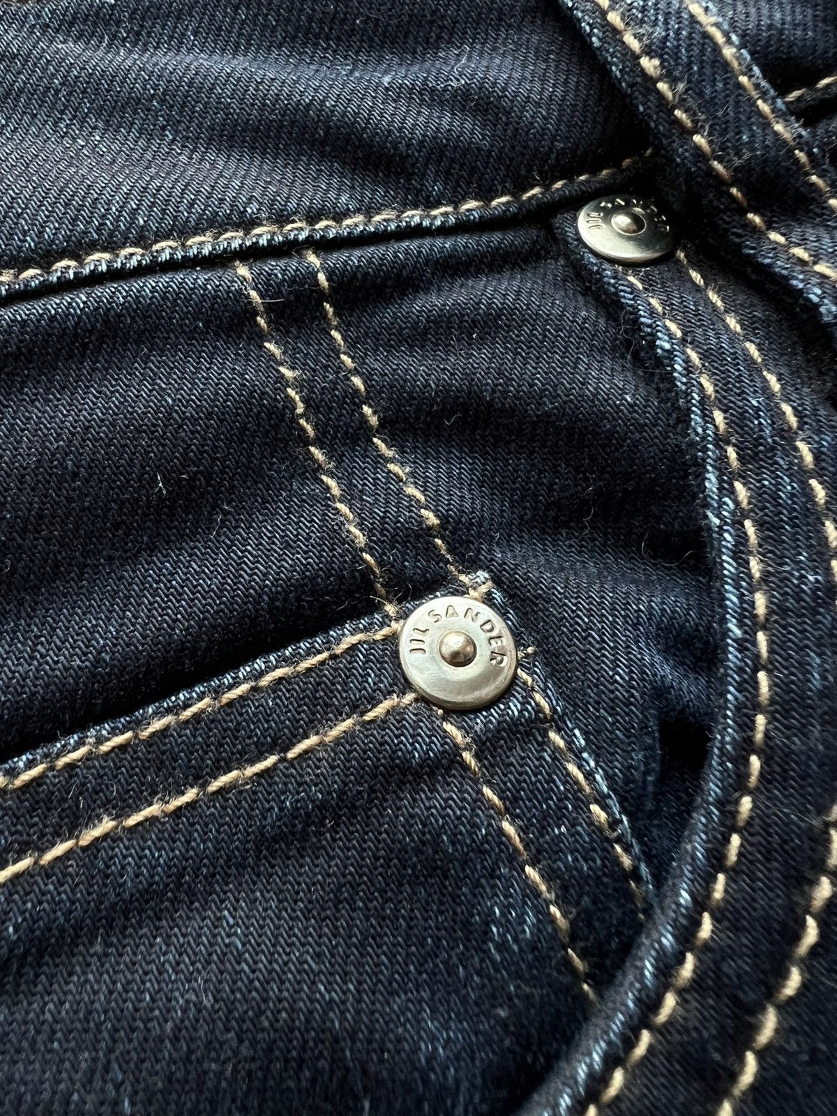 Jil Sander × Vintage Vintage Jil Sander Dark Blue Jeans Denim Pants Size US 32 / EU 48 - 4 Thumbnail