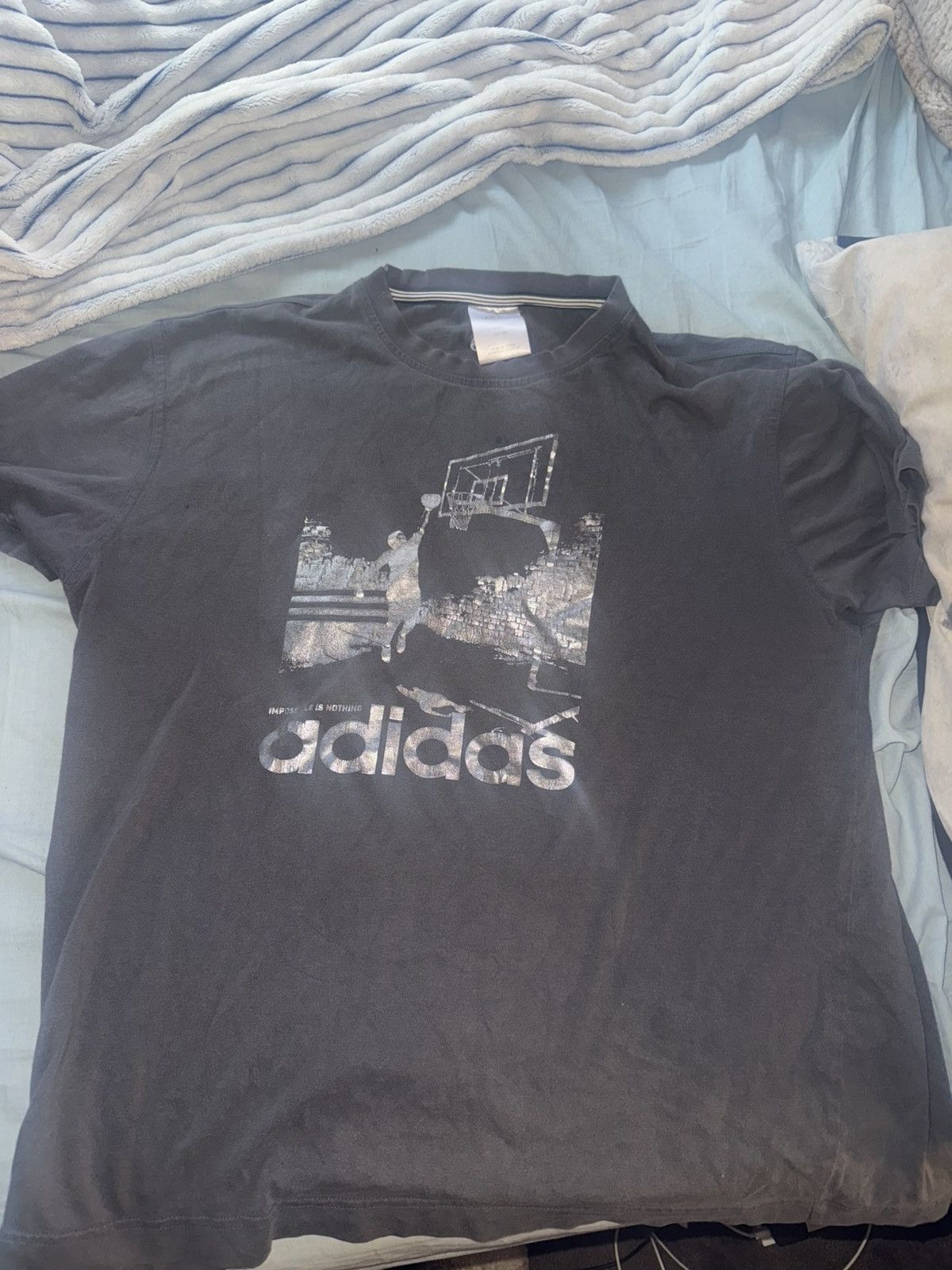 Adidas Adidas vintage basketball tee Size US L / EU 52-54 / 3 - 1 Preview
