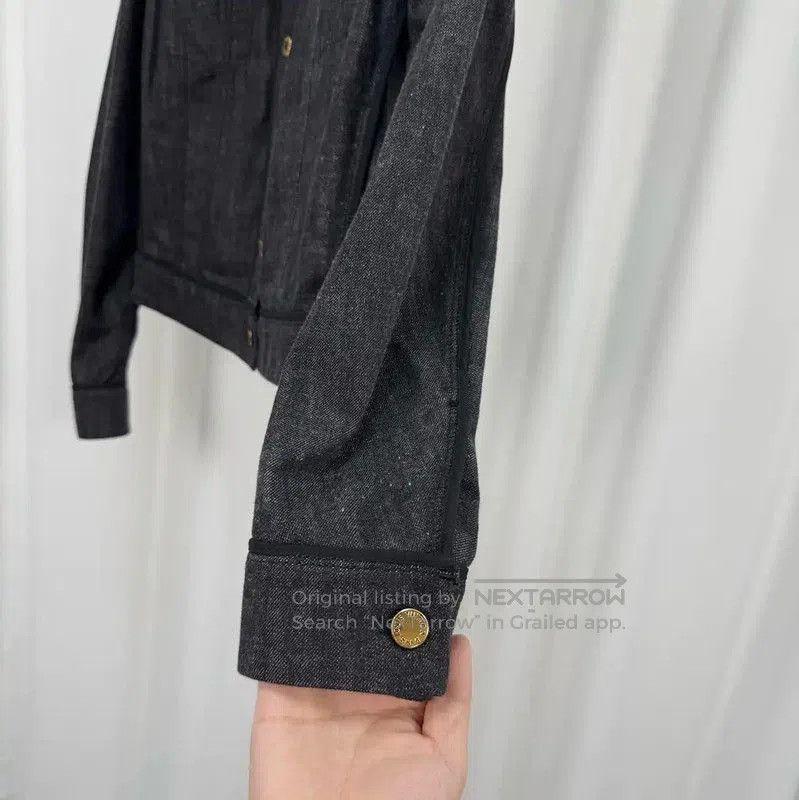 Other Louis Vuitton Black Denim Jacket with Detachable Fur Collar Size L / US 10 / IT 46 - 4 Thumbnail