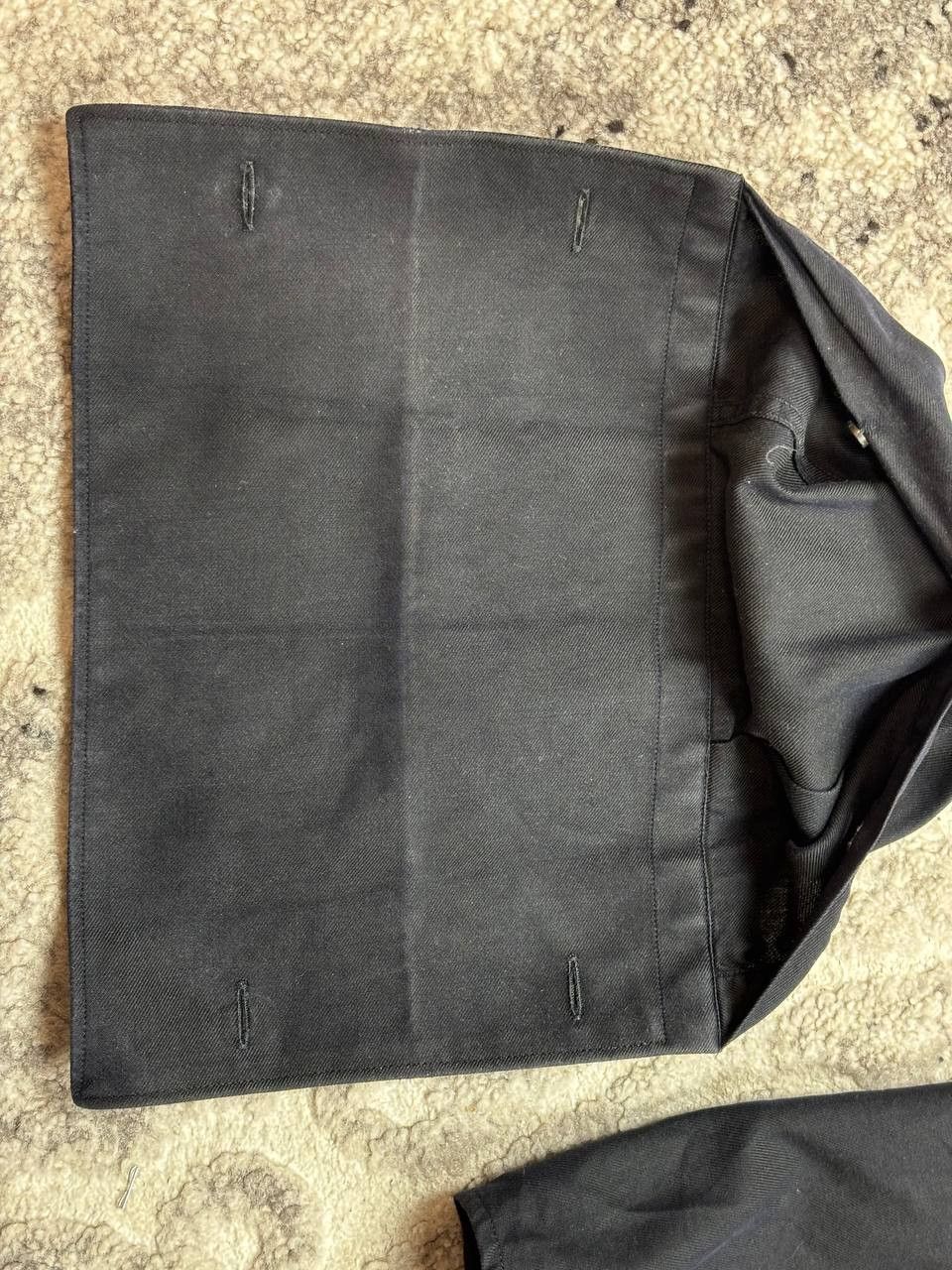 Gucci Gucci Black Cotton Shirt Size 41/16 Italy Long Cuffs Size US L / EU 52-54 / 3 - 14 Thumbnail
