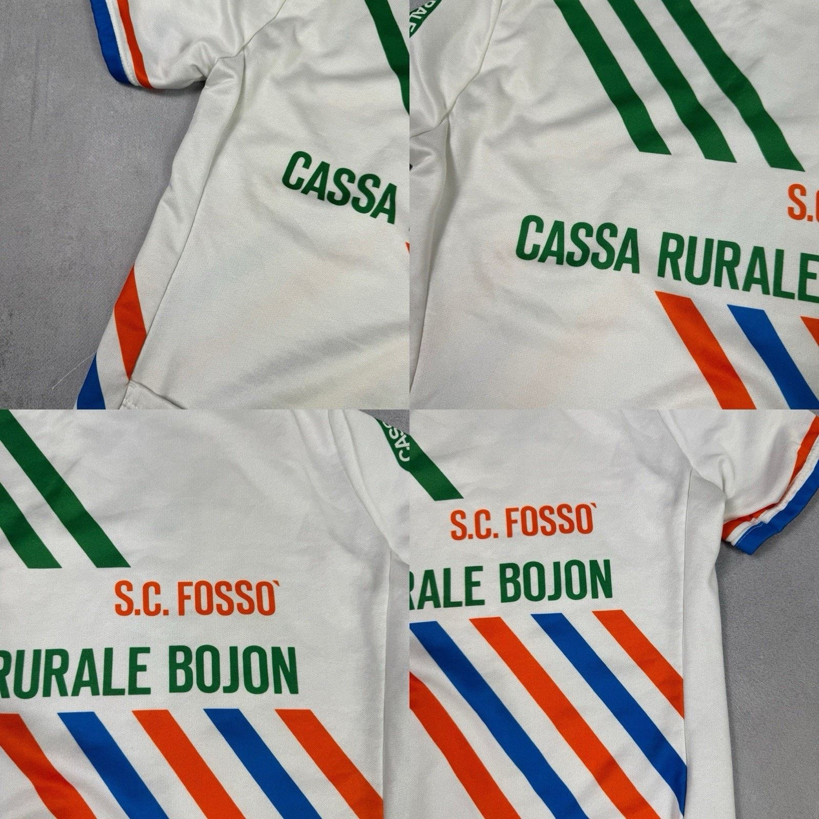 Vintage Vintage De Marchi Cassa Rurale Bojon Cycling Jersey Size 5 Size US M / EU 48-50 / 2 - 20 Thumbnail